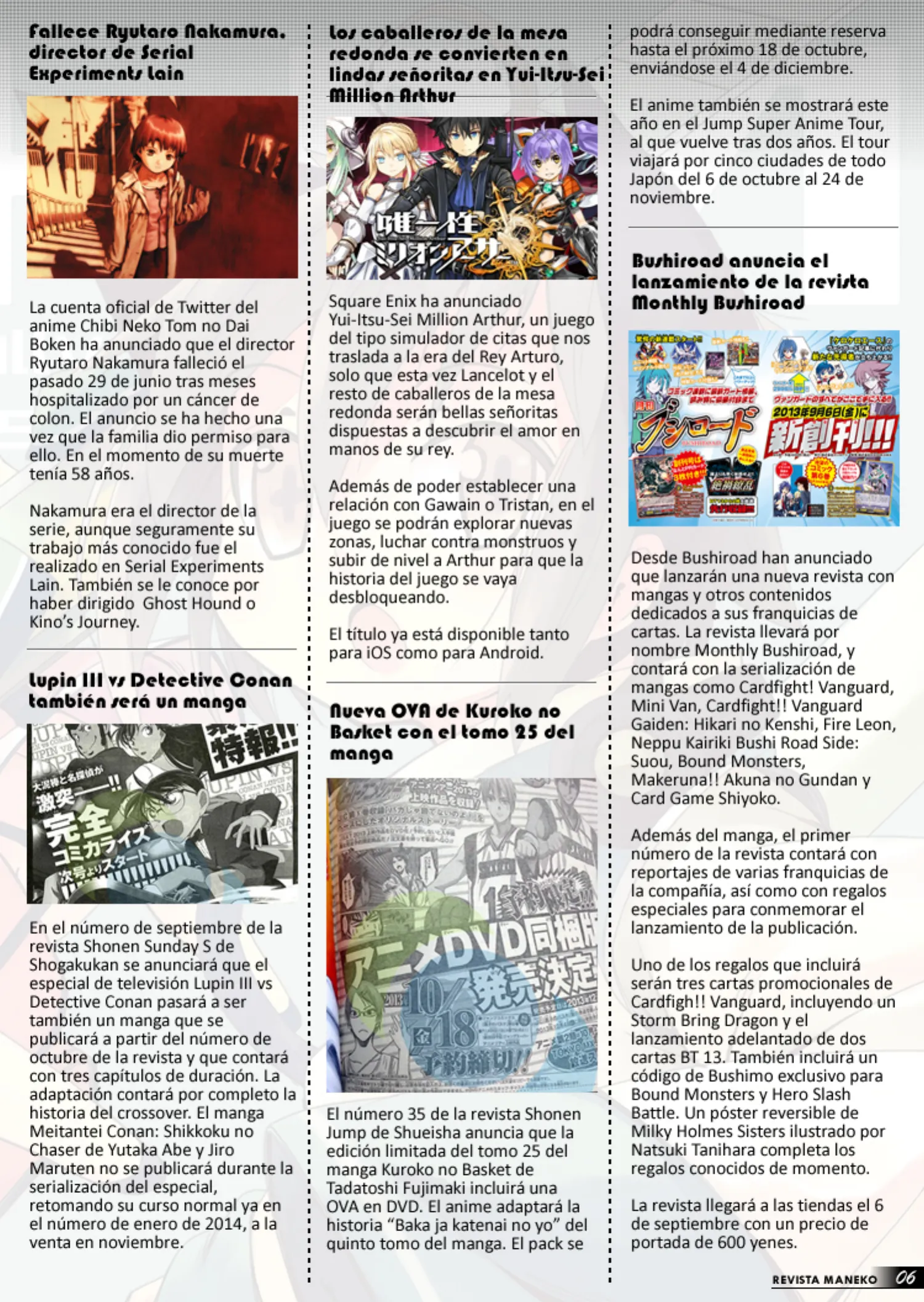 Revista Maneko N°25 página 7