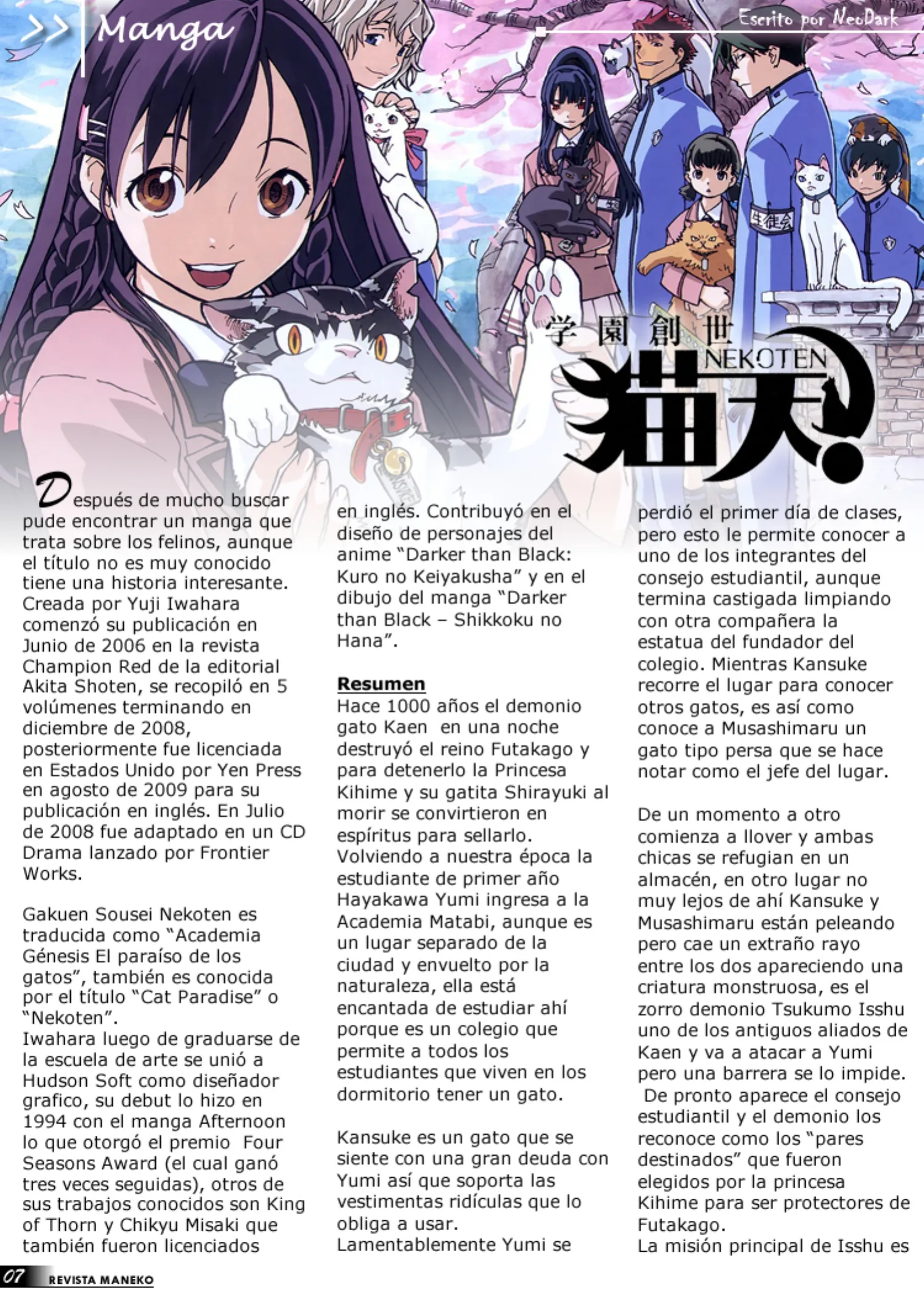 Revista Maneko N°25 página 8