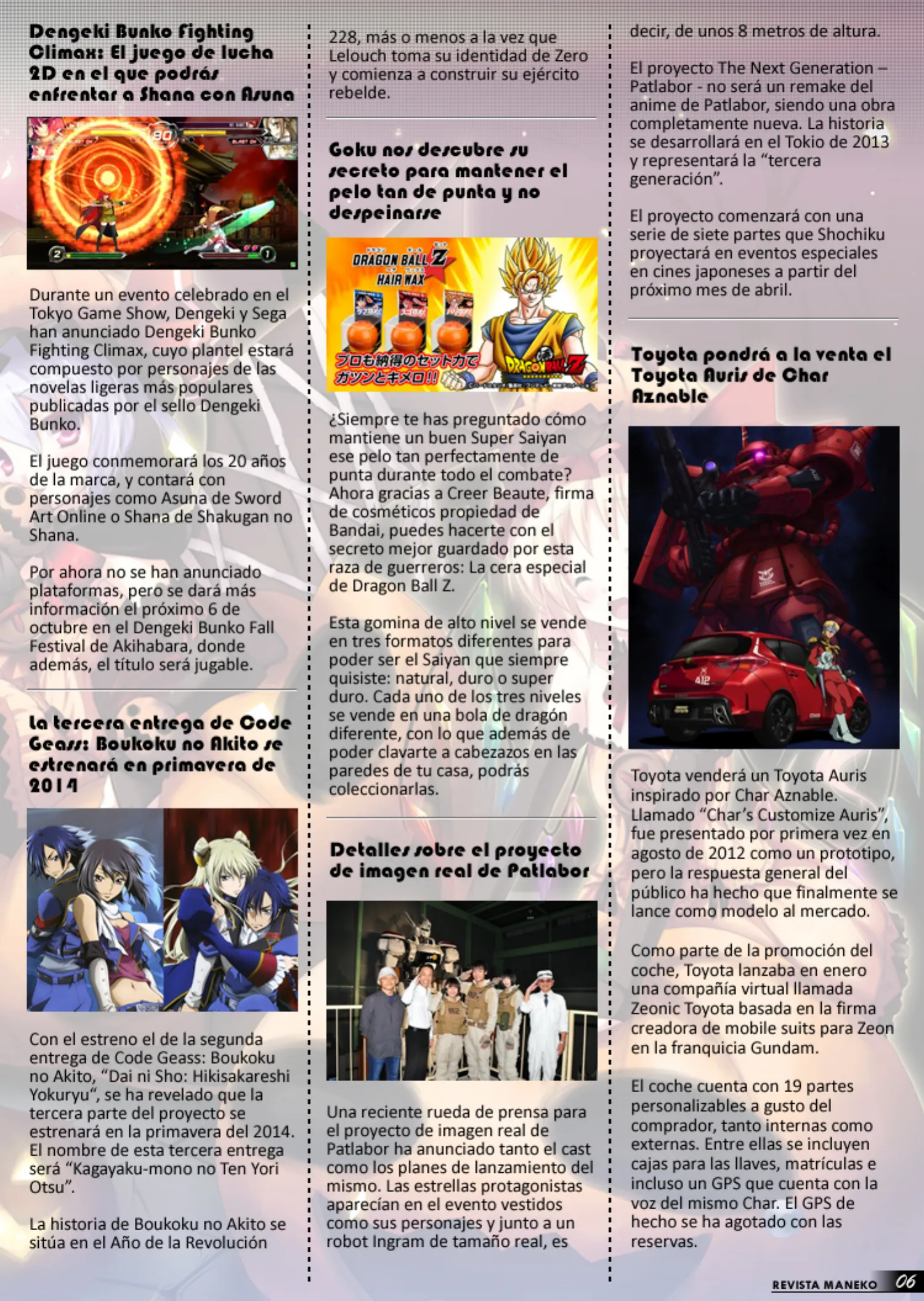 Revista Maneko N°26 página 7