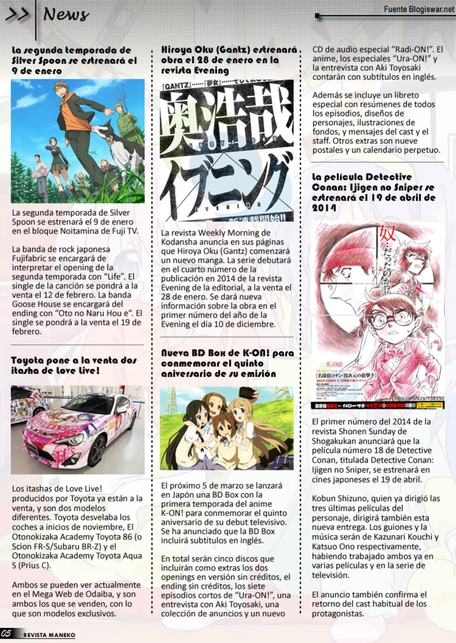 Revista Maneko N°27 página 6