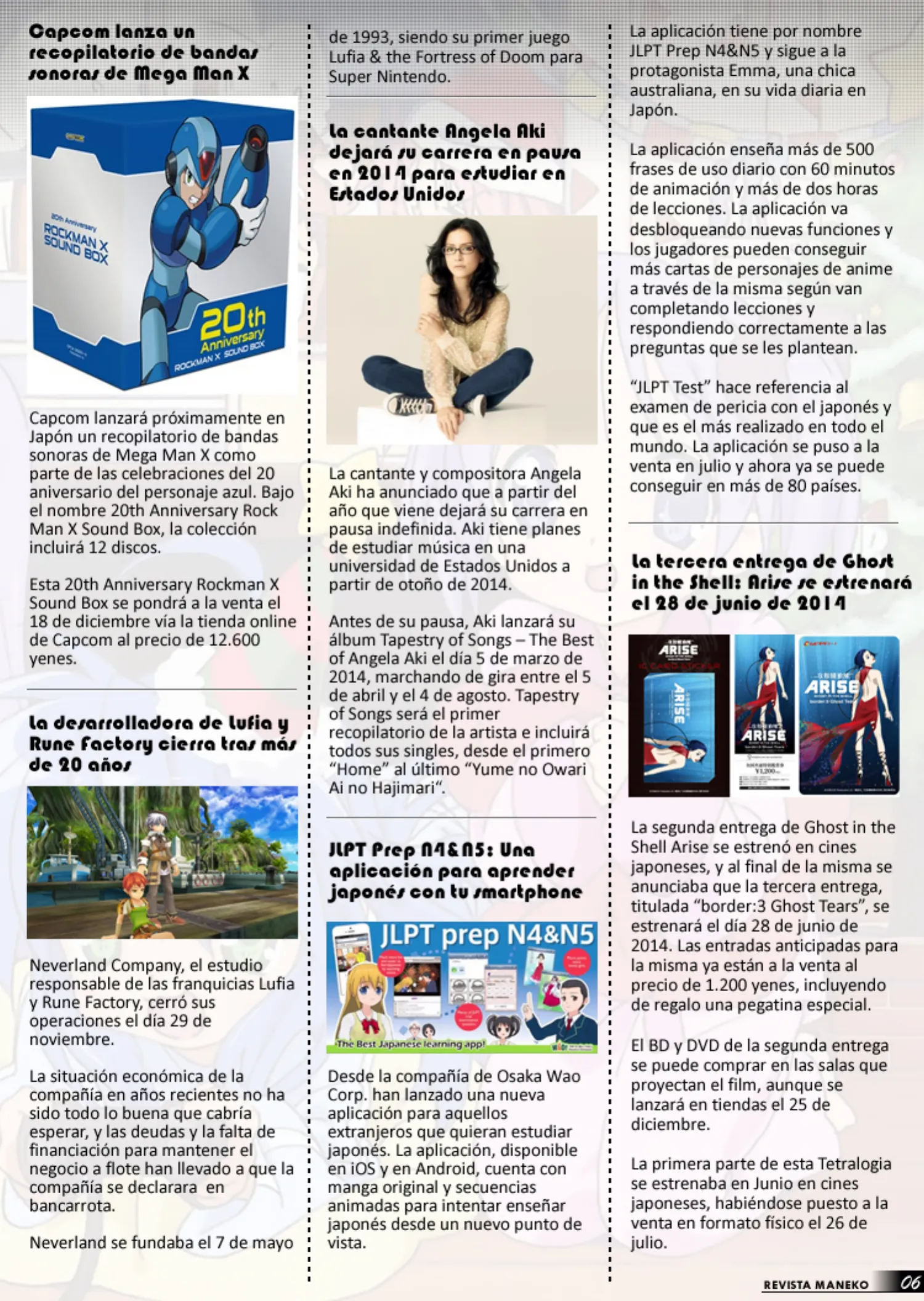 Revista Maneko N°27 página 7