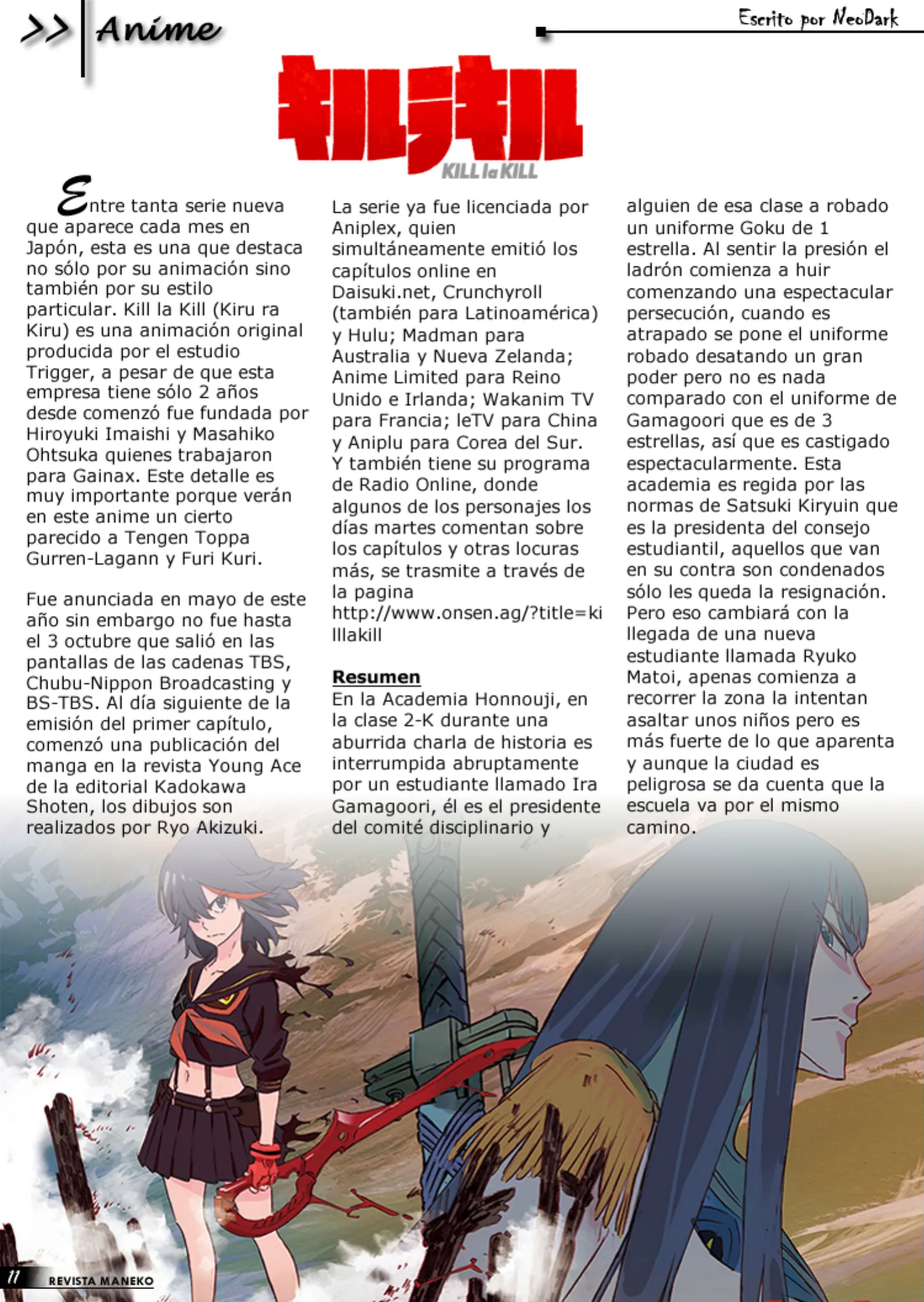 Revista Maneko N°27 página 12