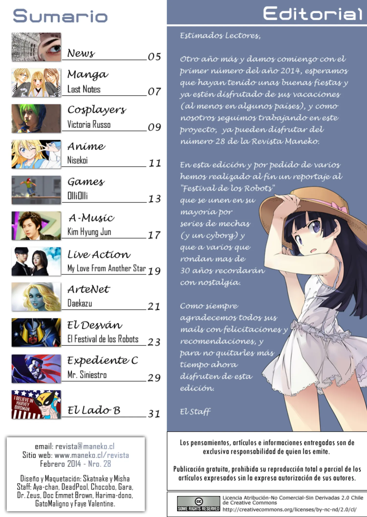 Revista Maneko N°28 página 4