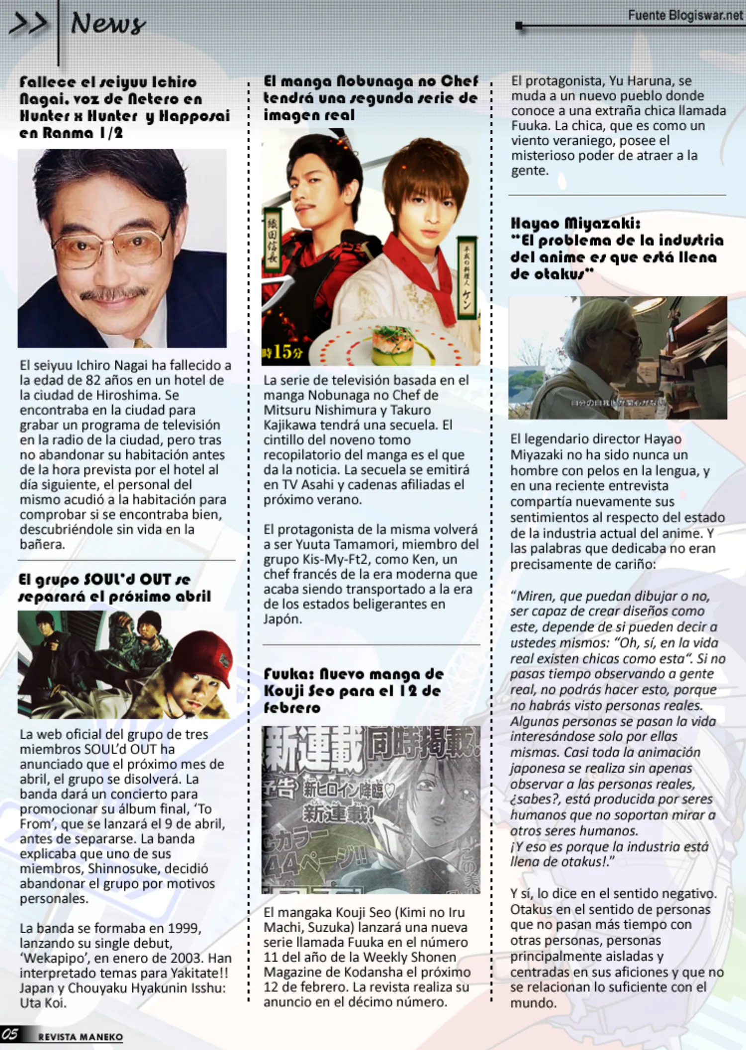 Revista Maneko N°28 página 6