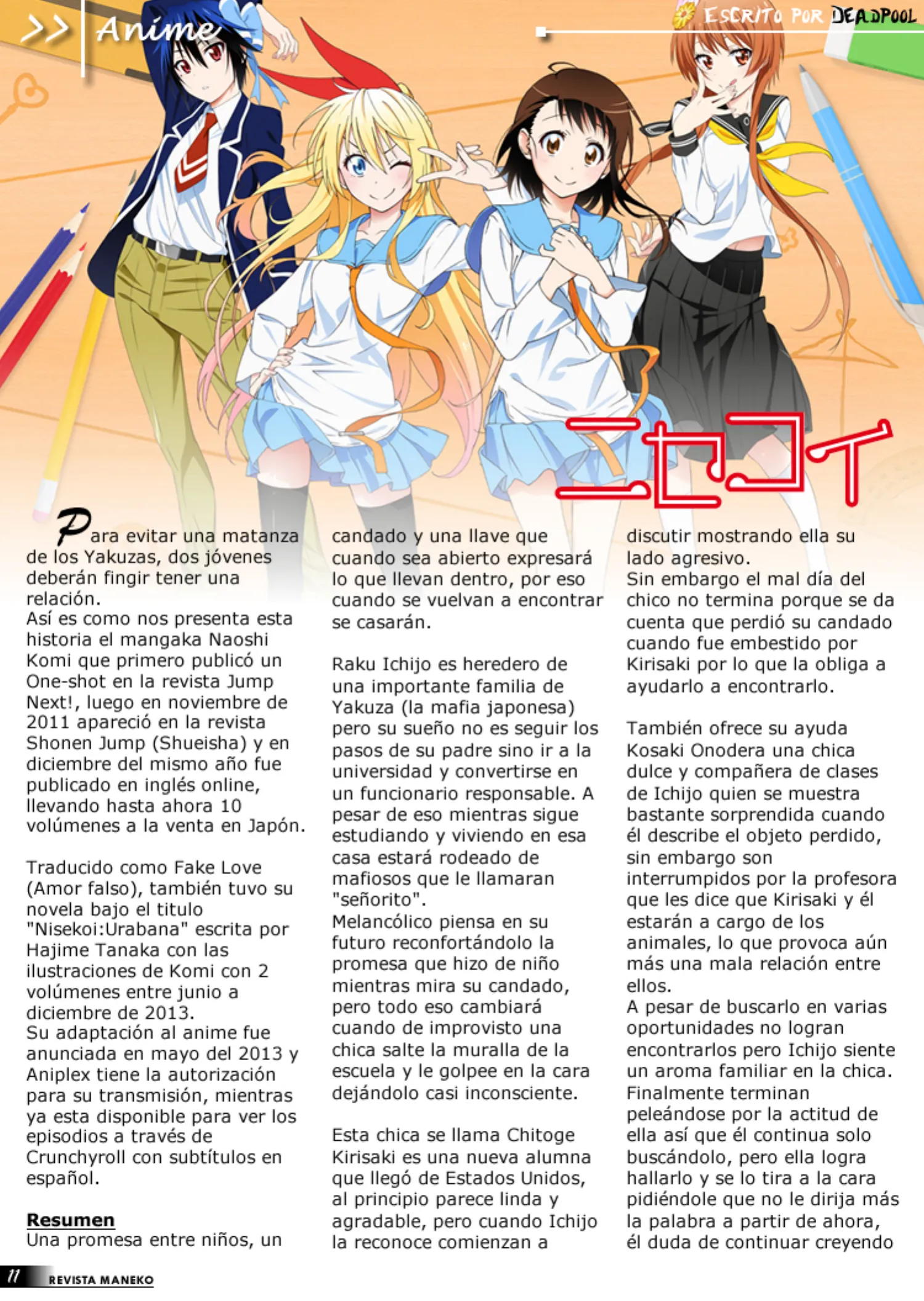 Revista Maneko N°28 página 12