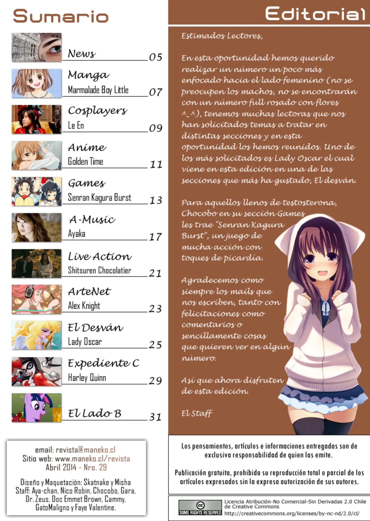 Revista Maneko N°29 página 4
