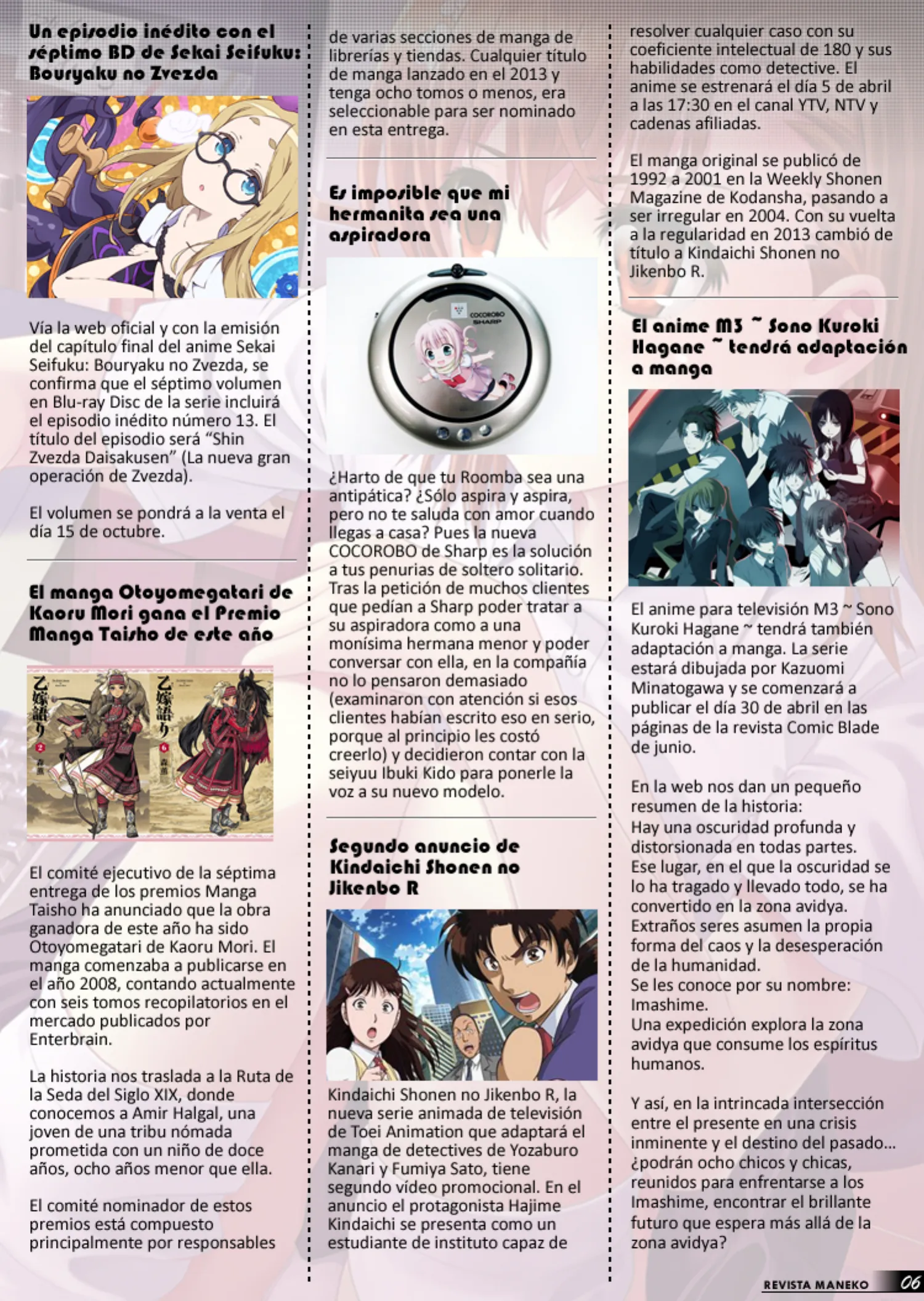 Revista Maneko N°29 página 7