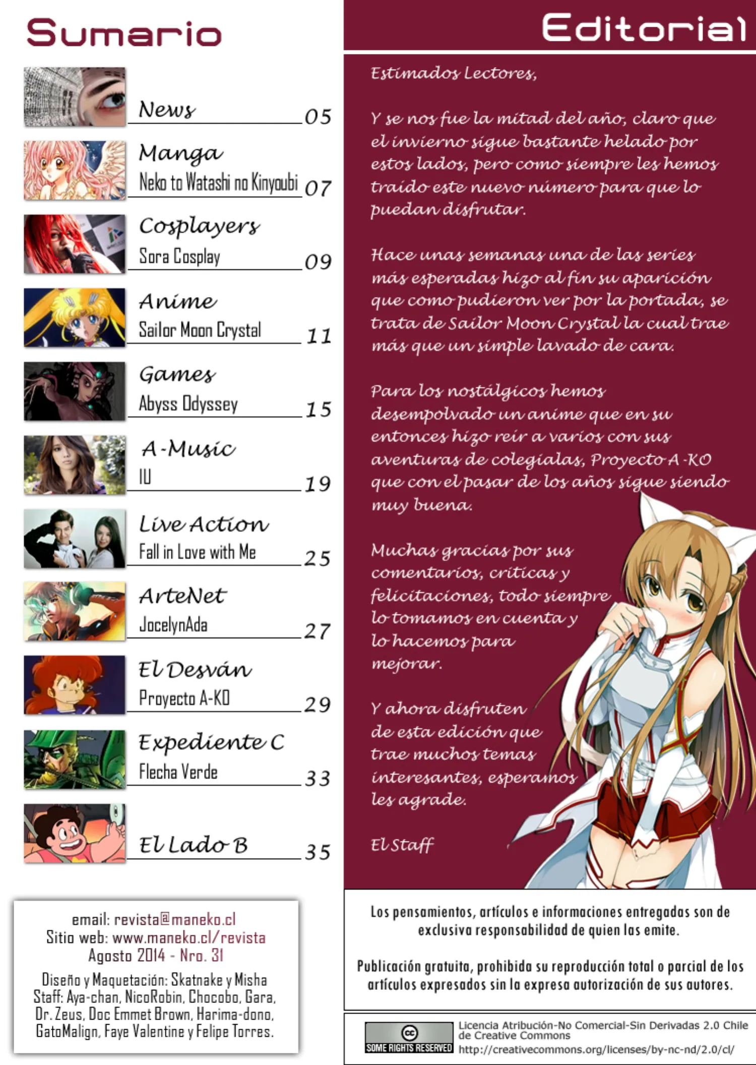 Revista Maneko N°31 página 4