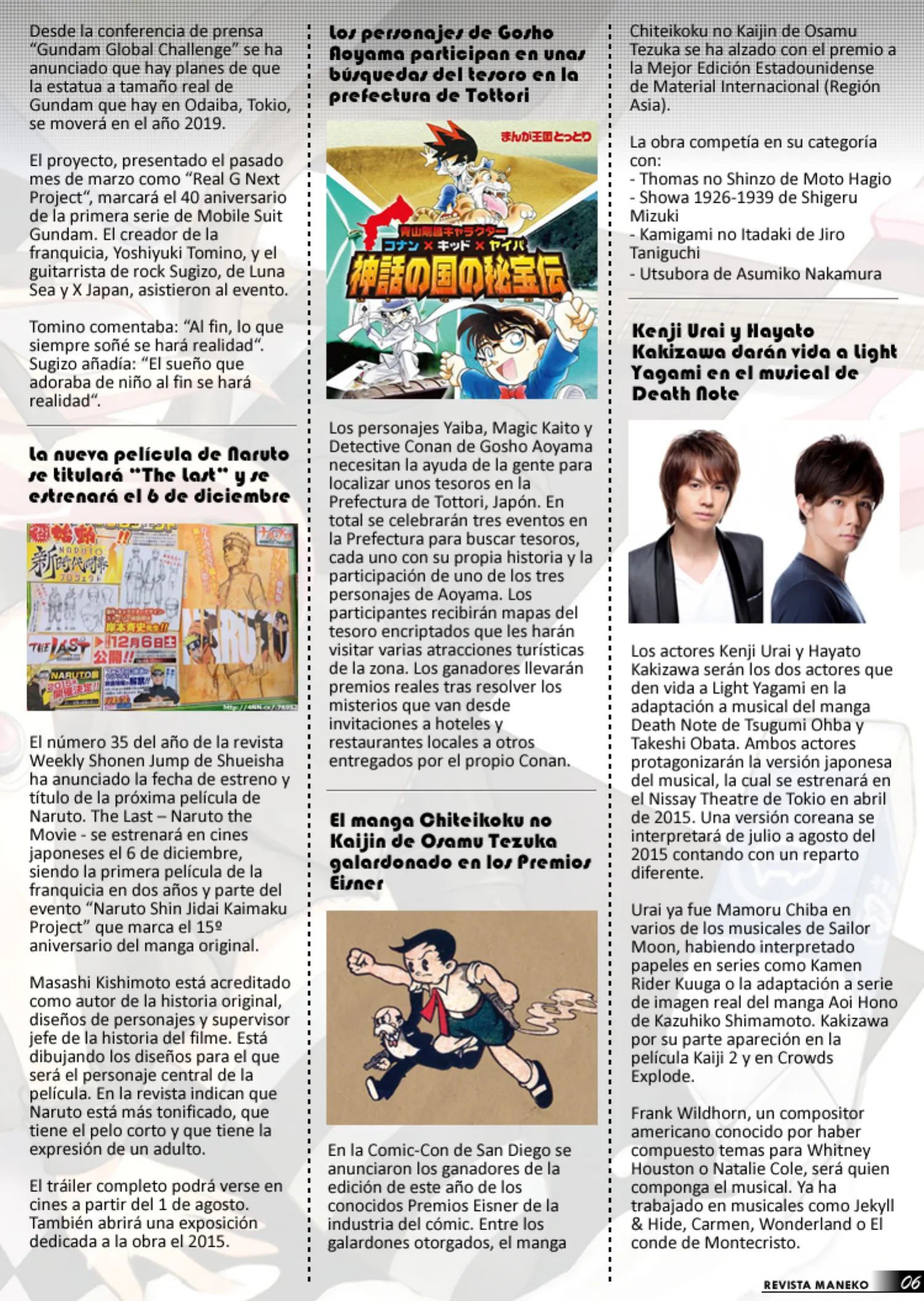 Revista Maneko N°31 página 7