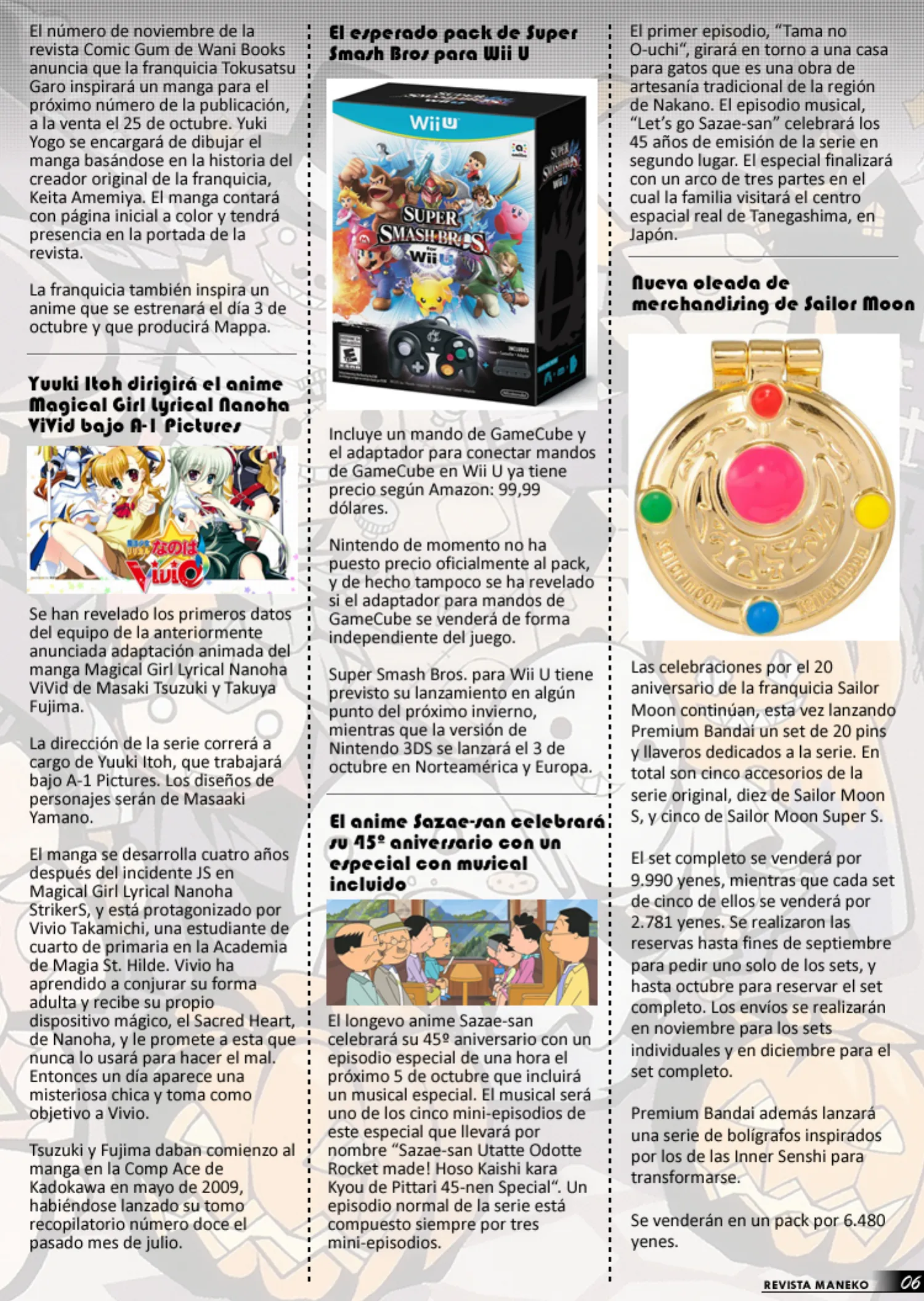 Revista Maneko N°32 página 7