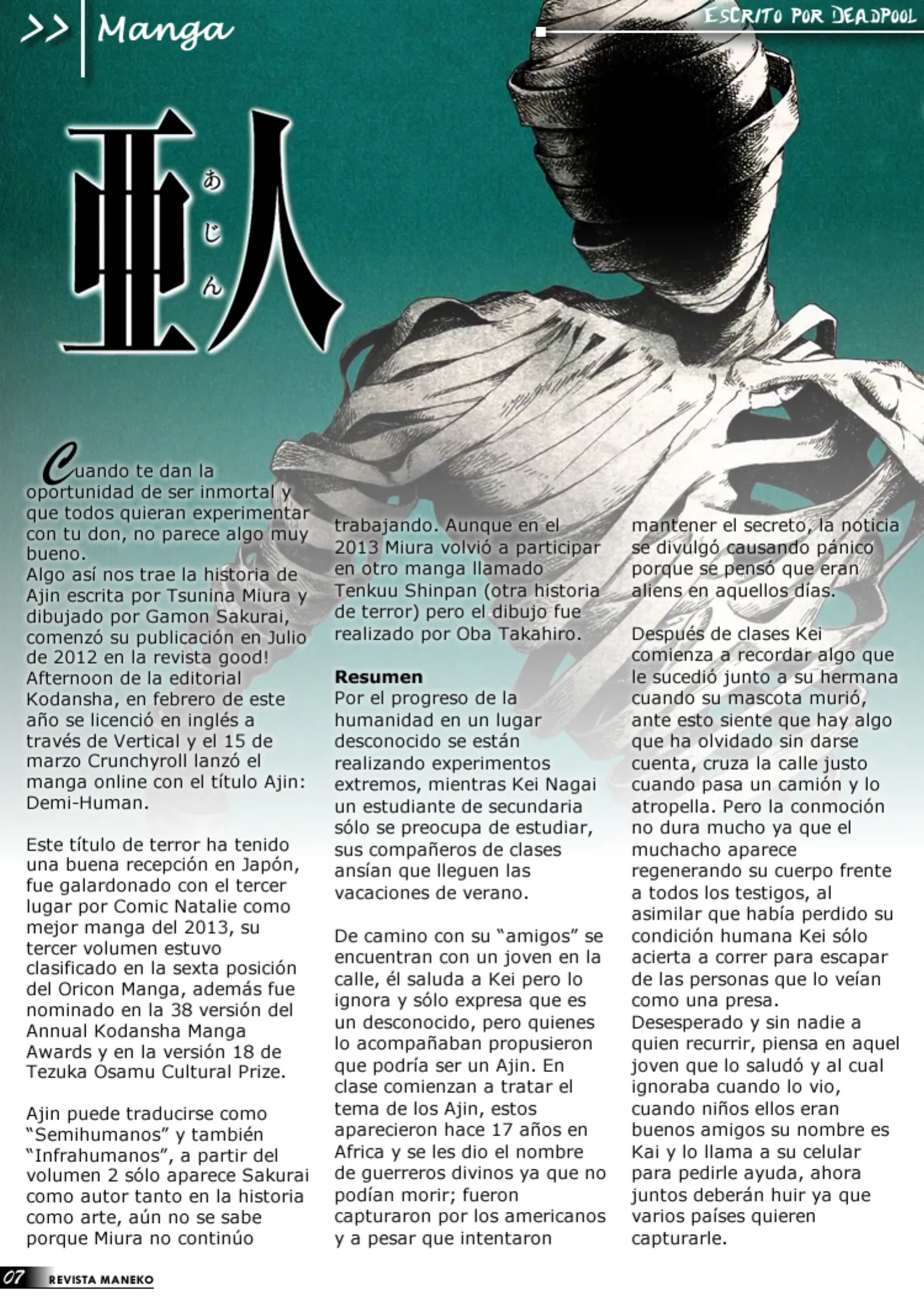 Revista Maneko N°32 página 8