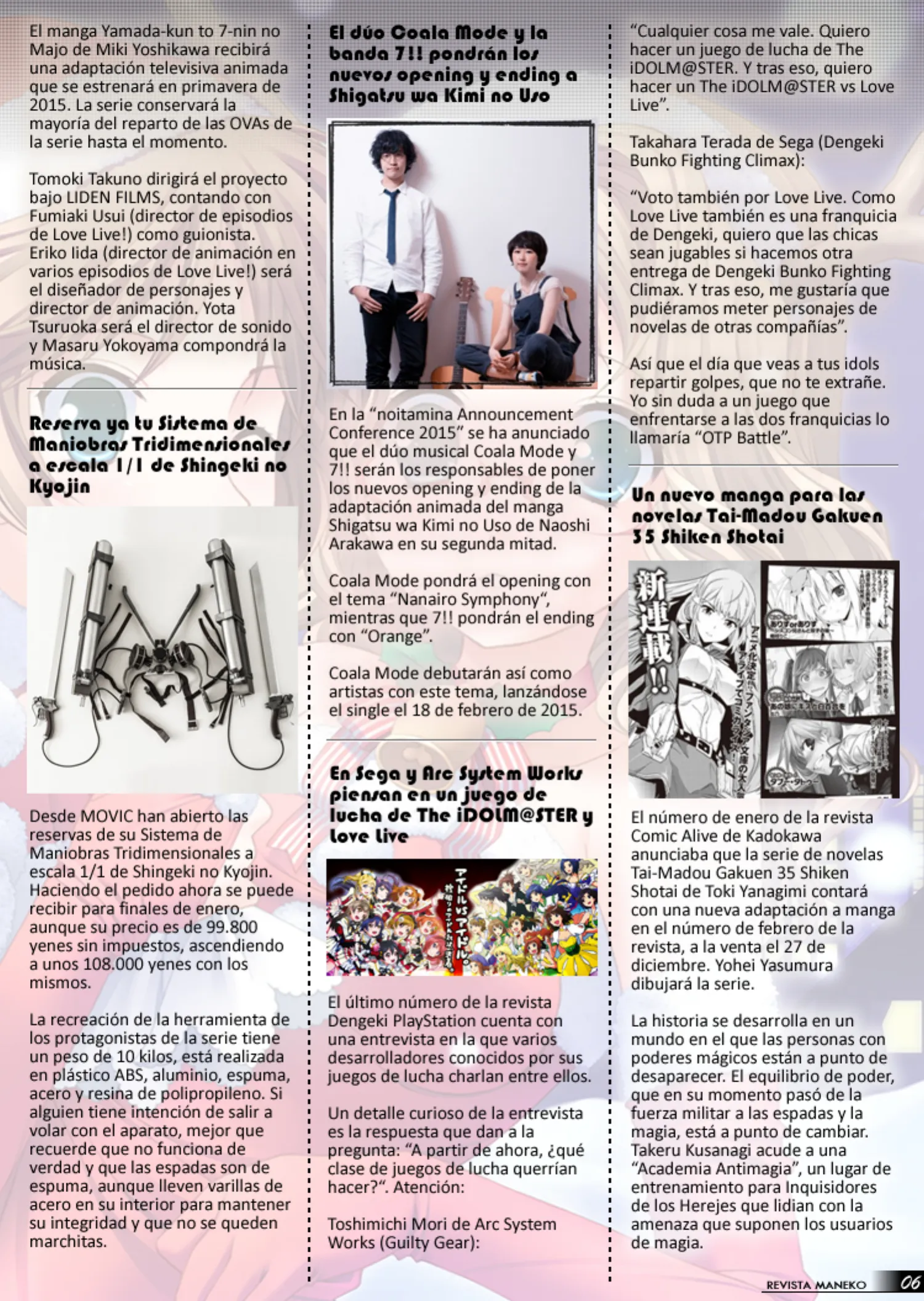 Revista Maneko N°33 página 7
