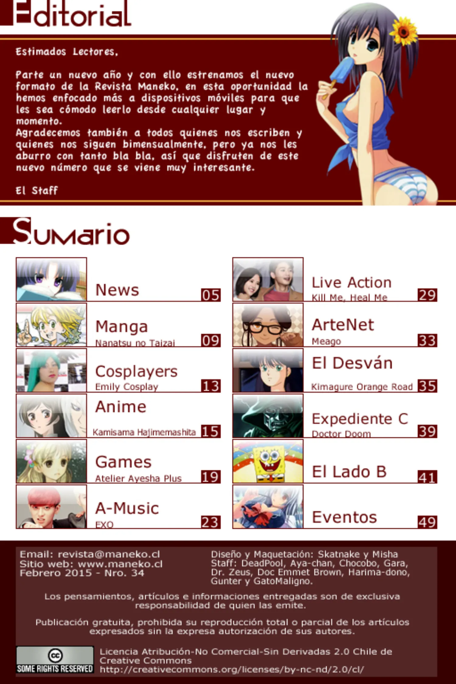 Revista Maneko N°34 página 4