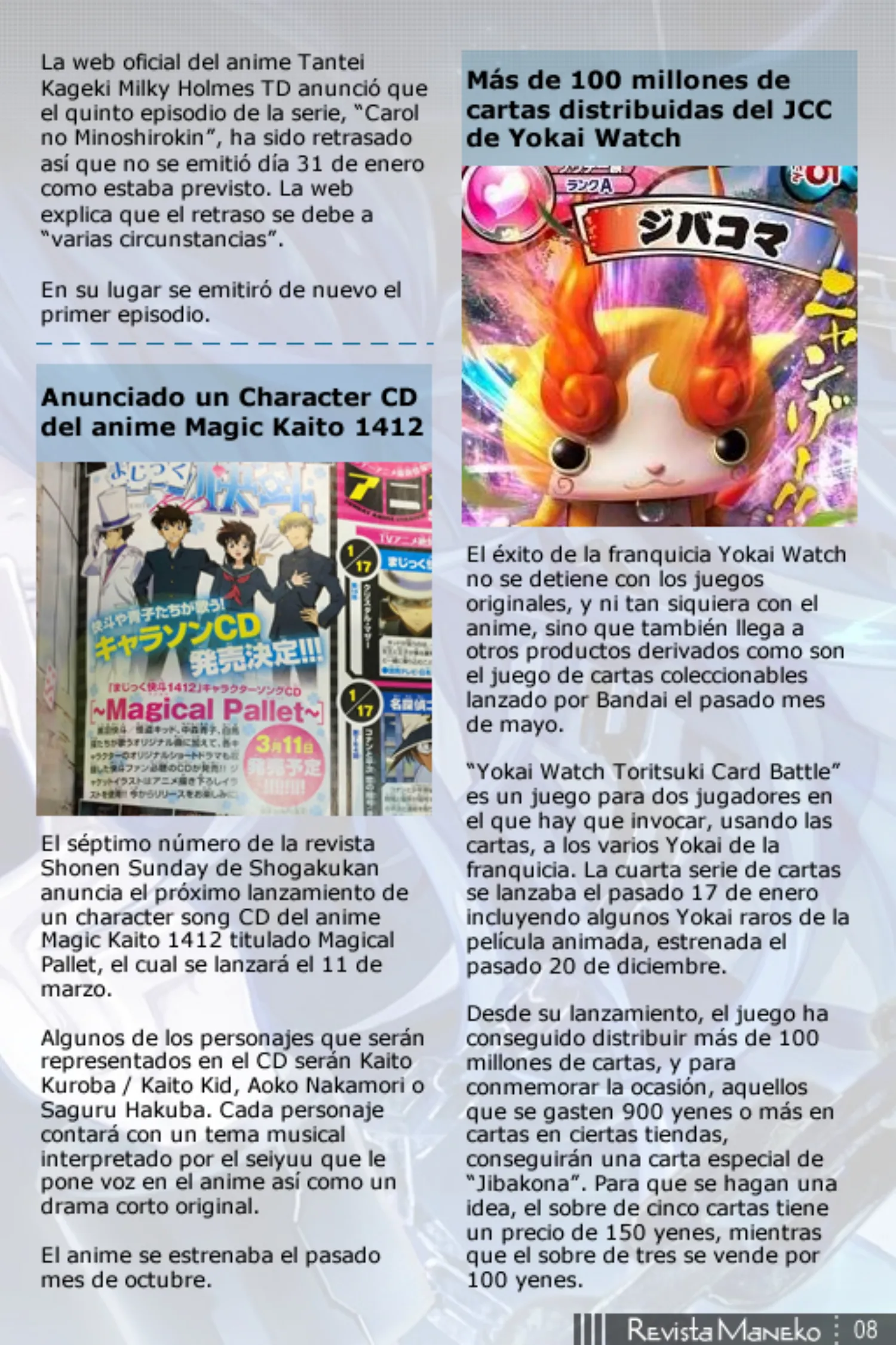 Revista Maneko N°34 página 9