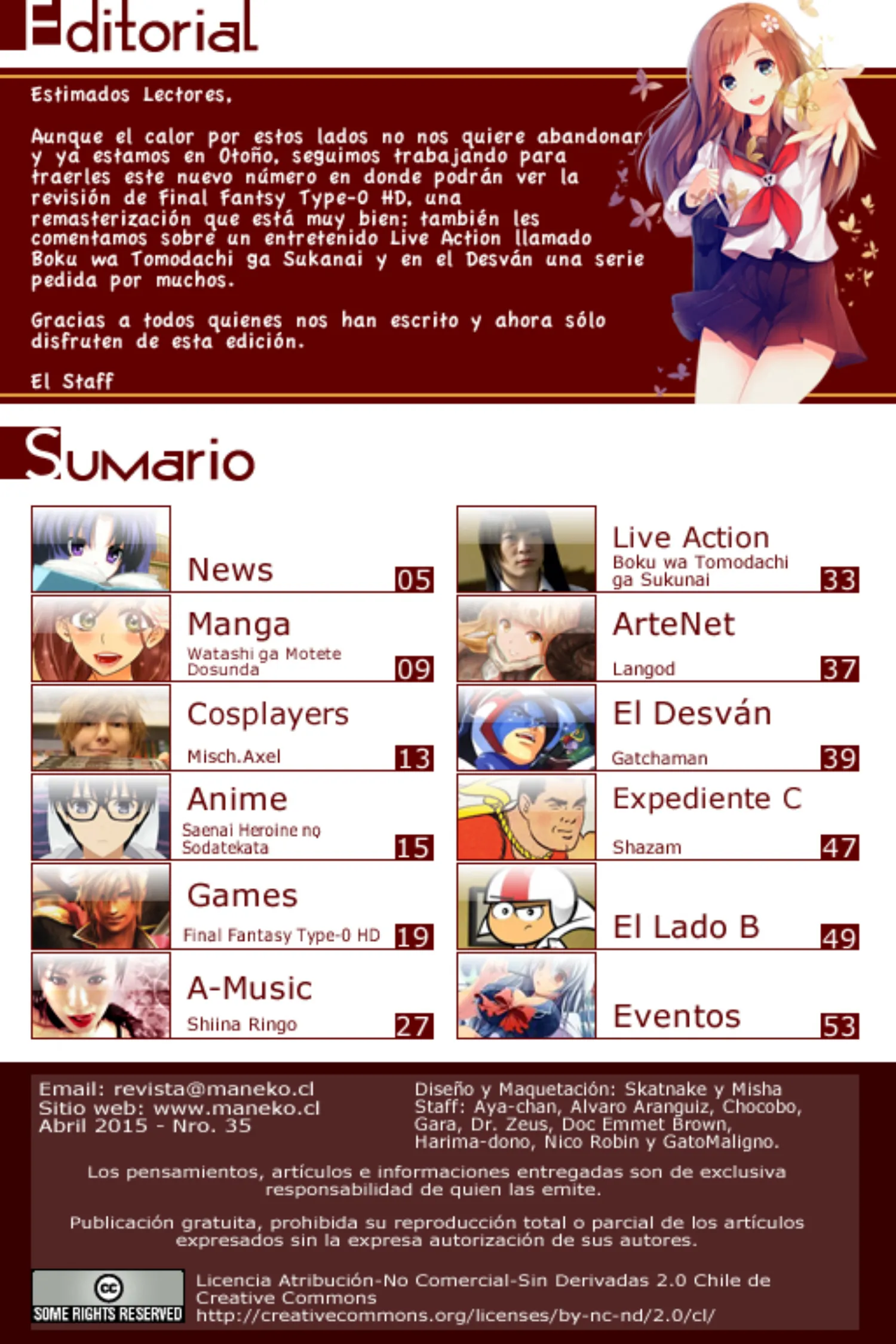Revista Maneko N°35 página 4