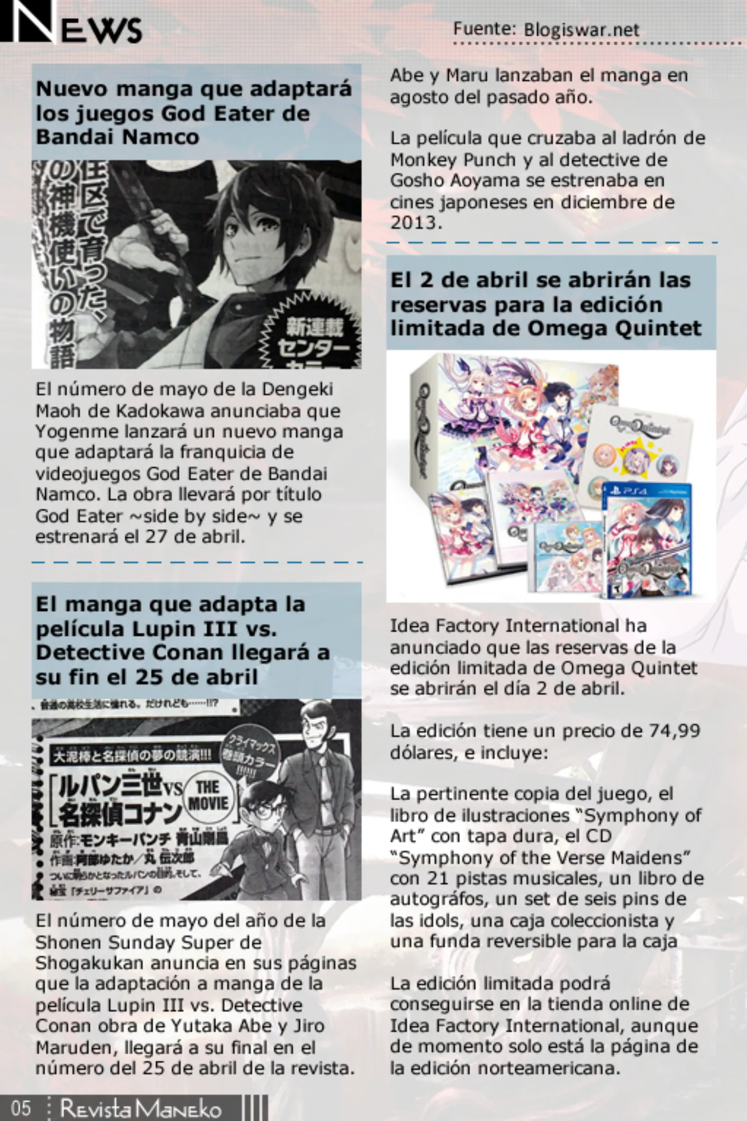 Revista Maneko N°35 página 6