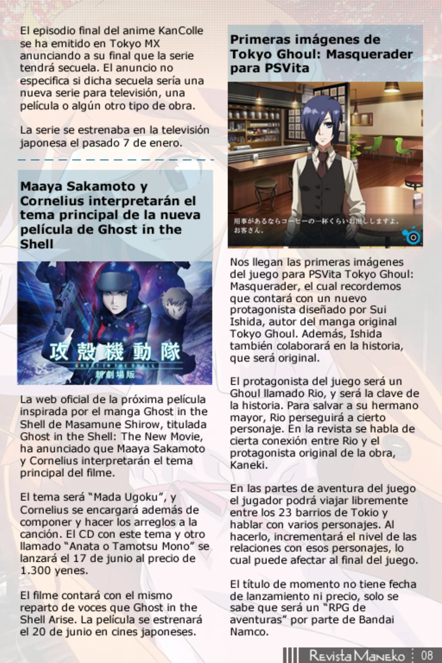 Revista Maneko N°35 página 9
