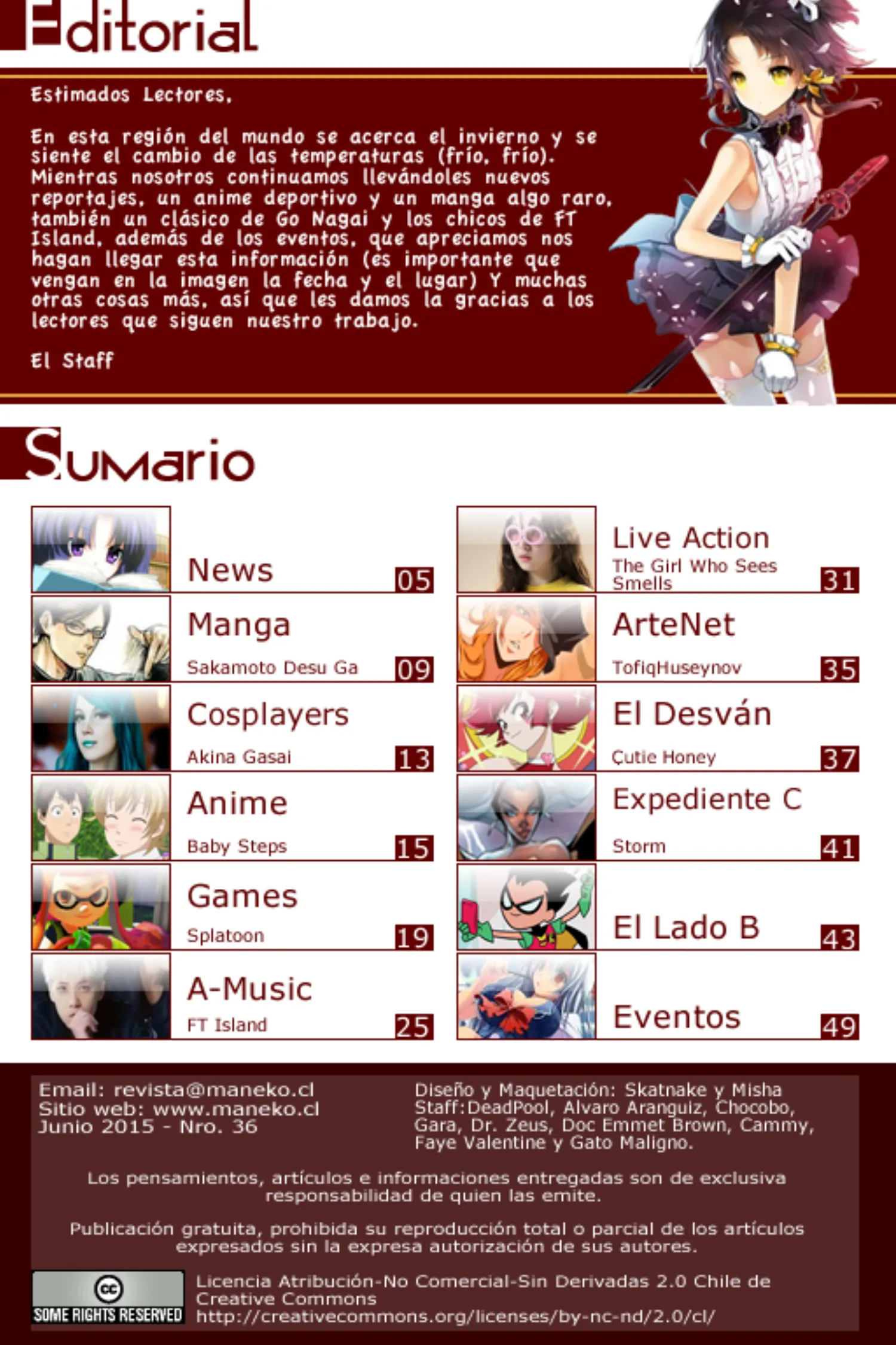 Revista Maneko N°36 página 4