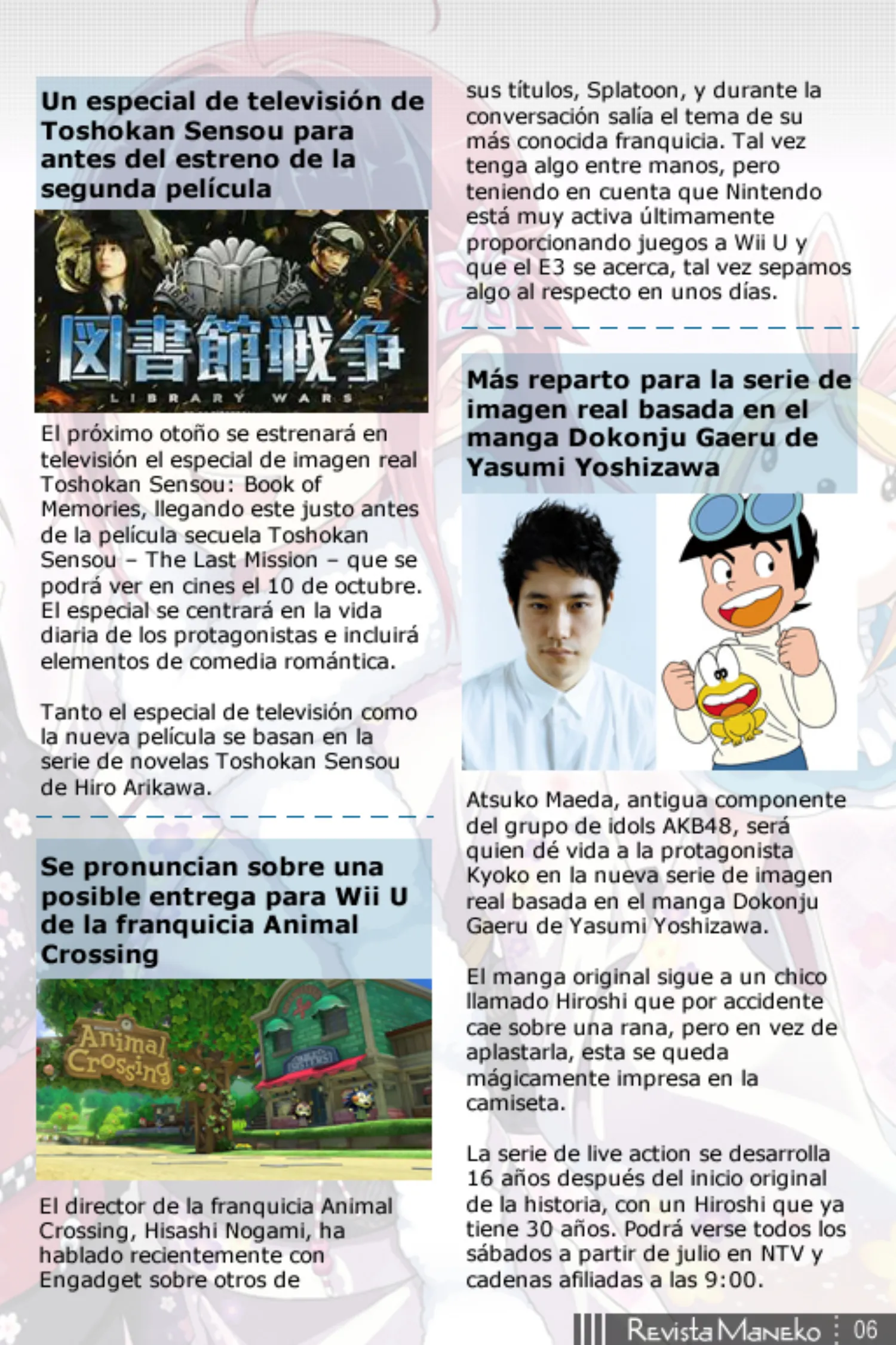 Revista Maneko N°36 página 7