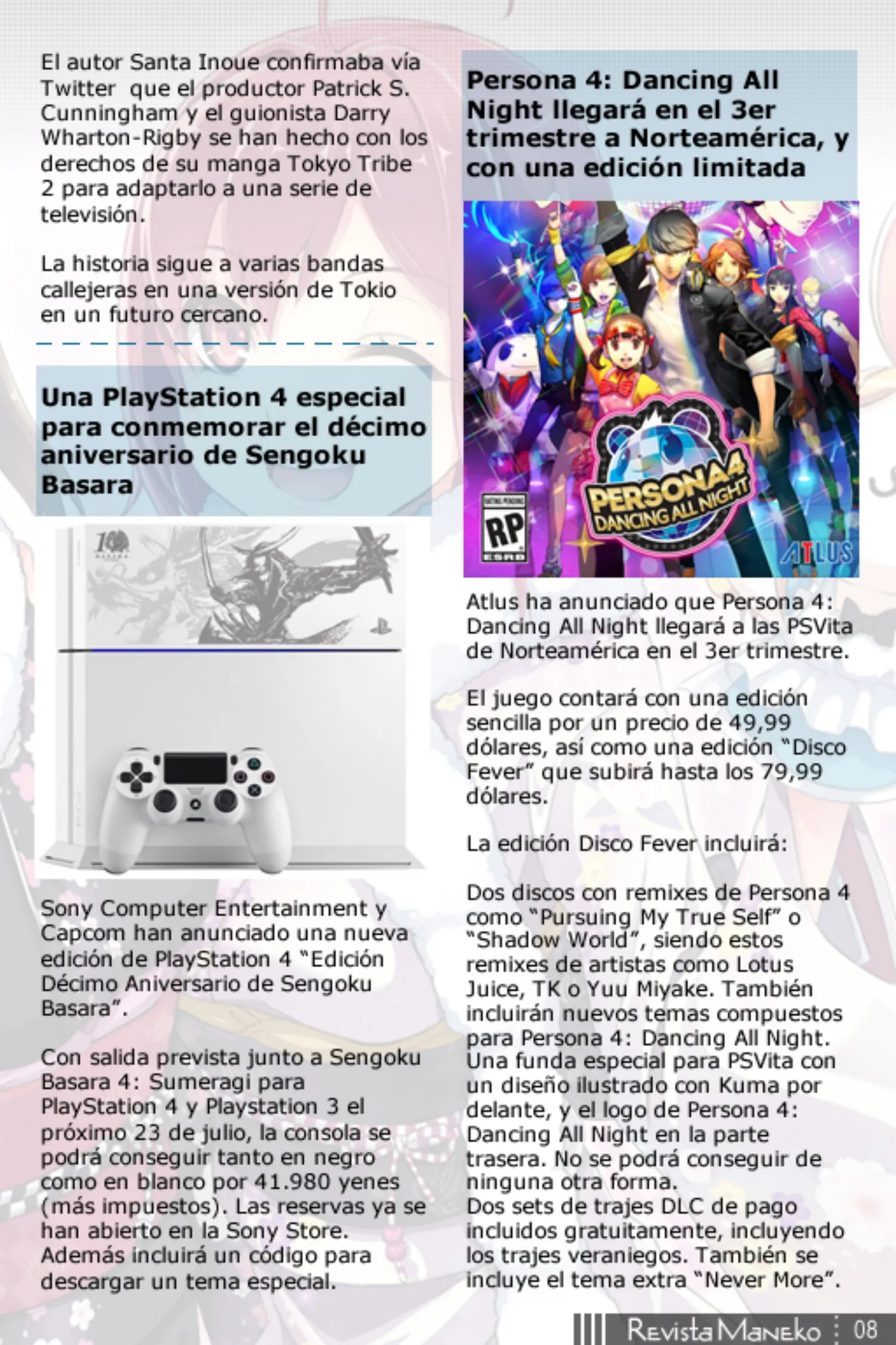 Revista Maneko N°36 página 9