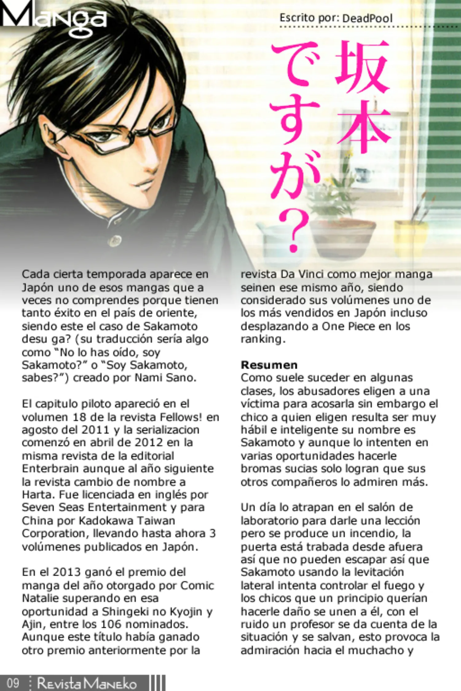 Revista Maneko N°36 página 10