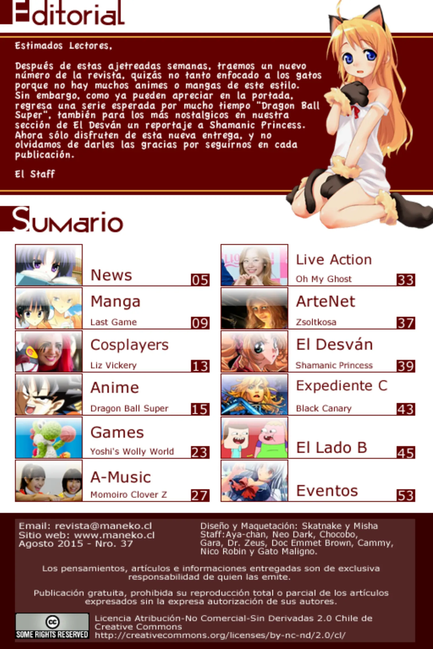 Revista Maneko N°37 página 4