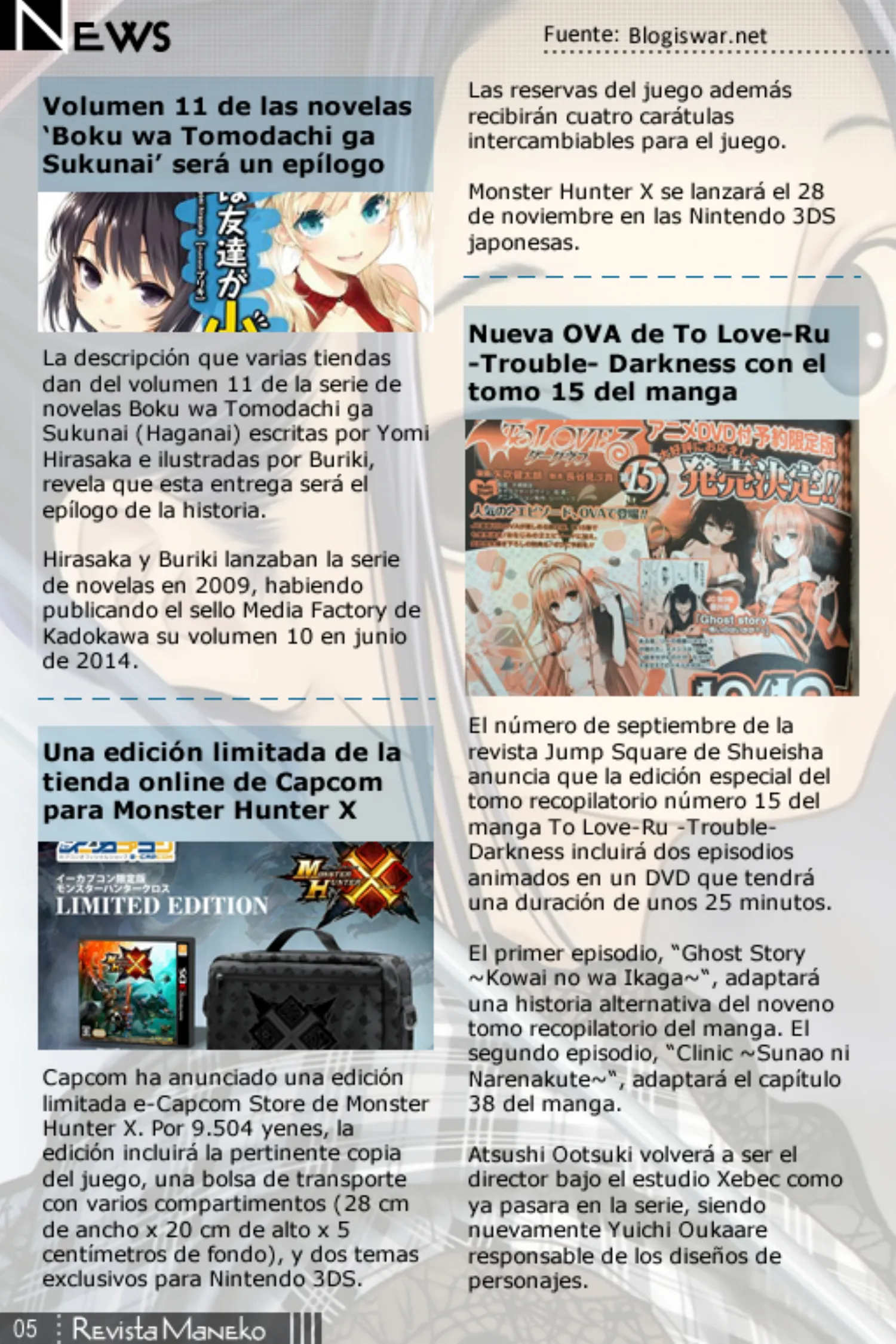 Revista Maneko N°37 página 6
