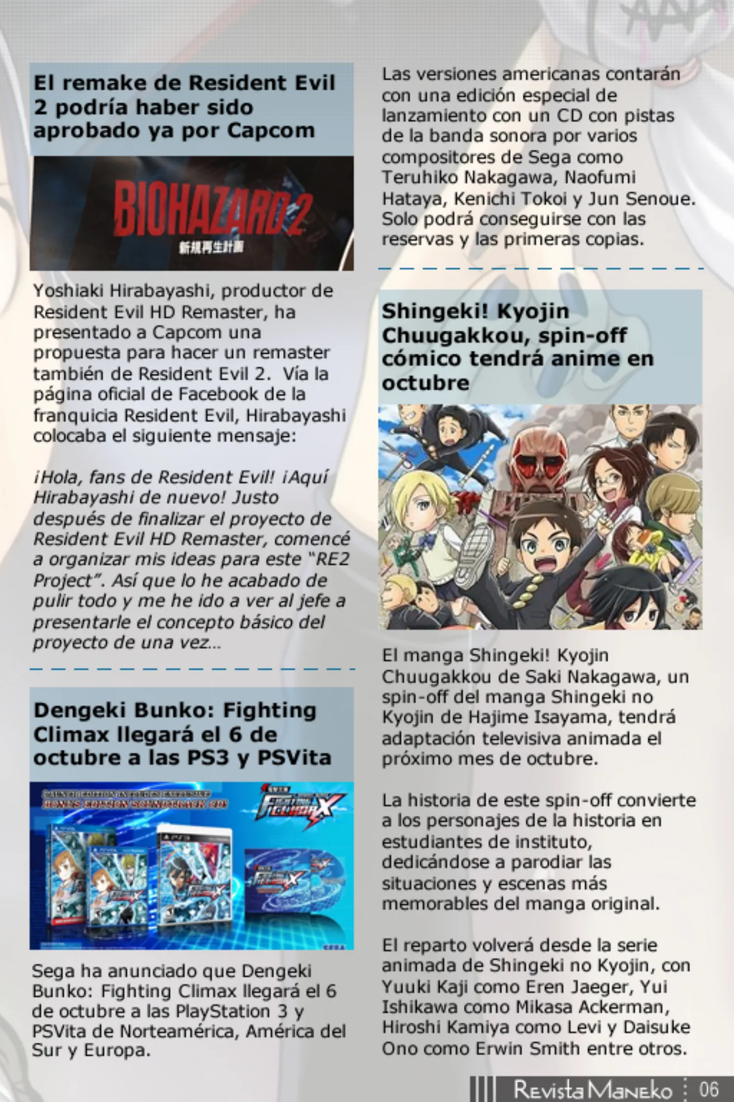 Revista Maneko N°37 página 7