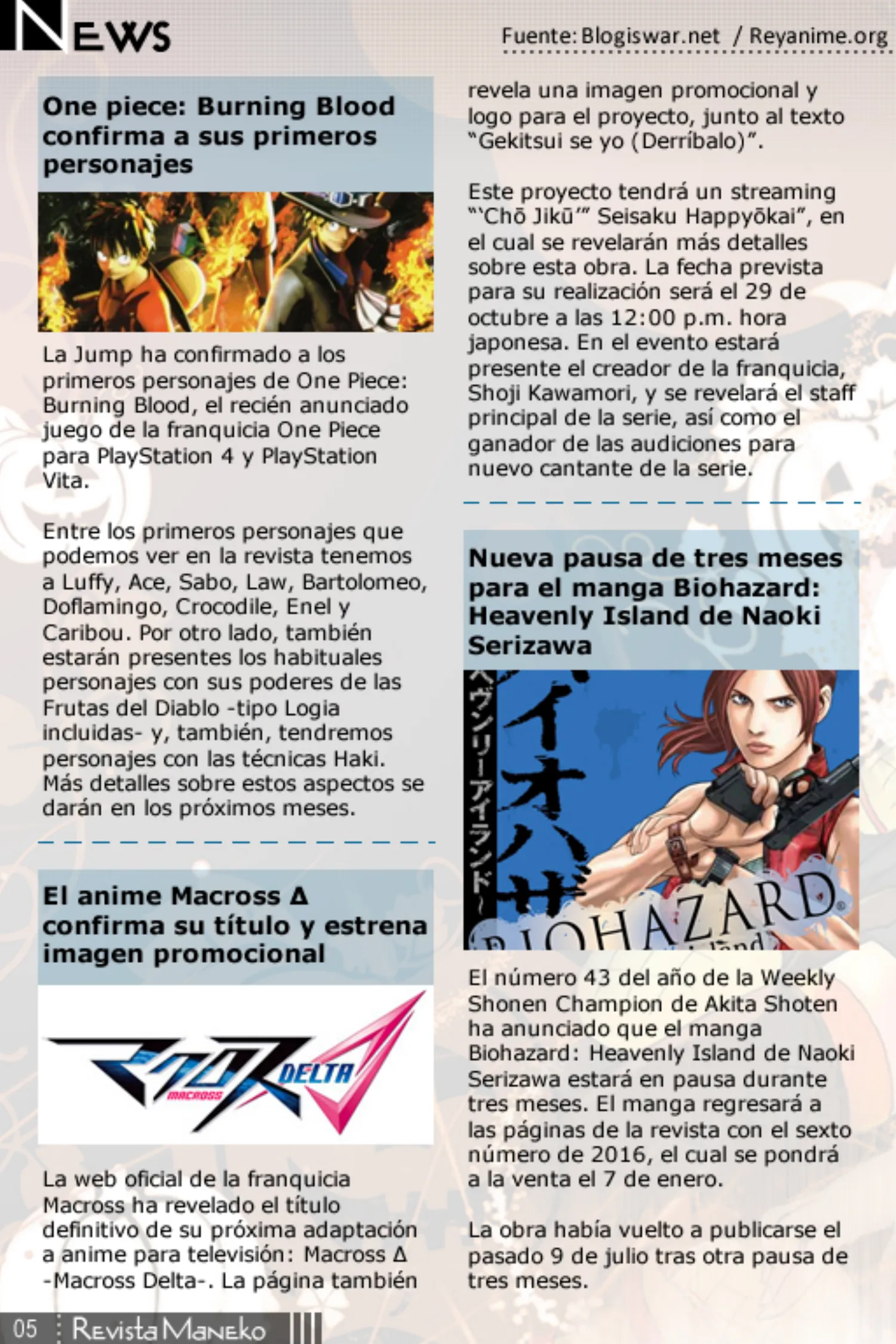 Revista Maneko N°38 página 6