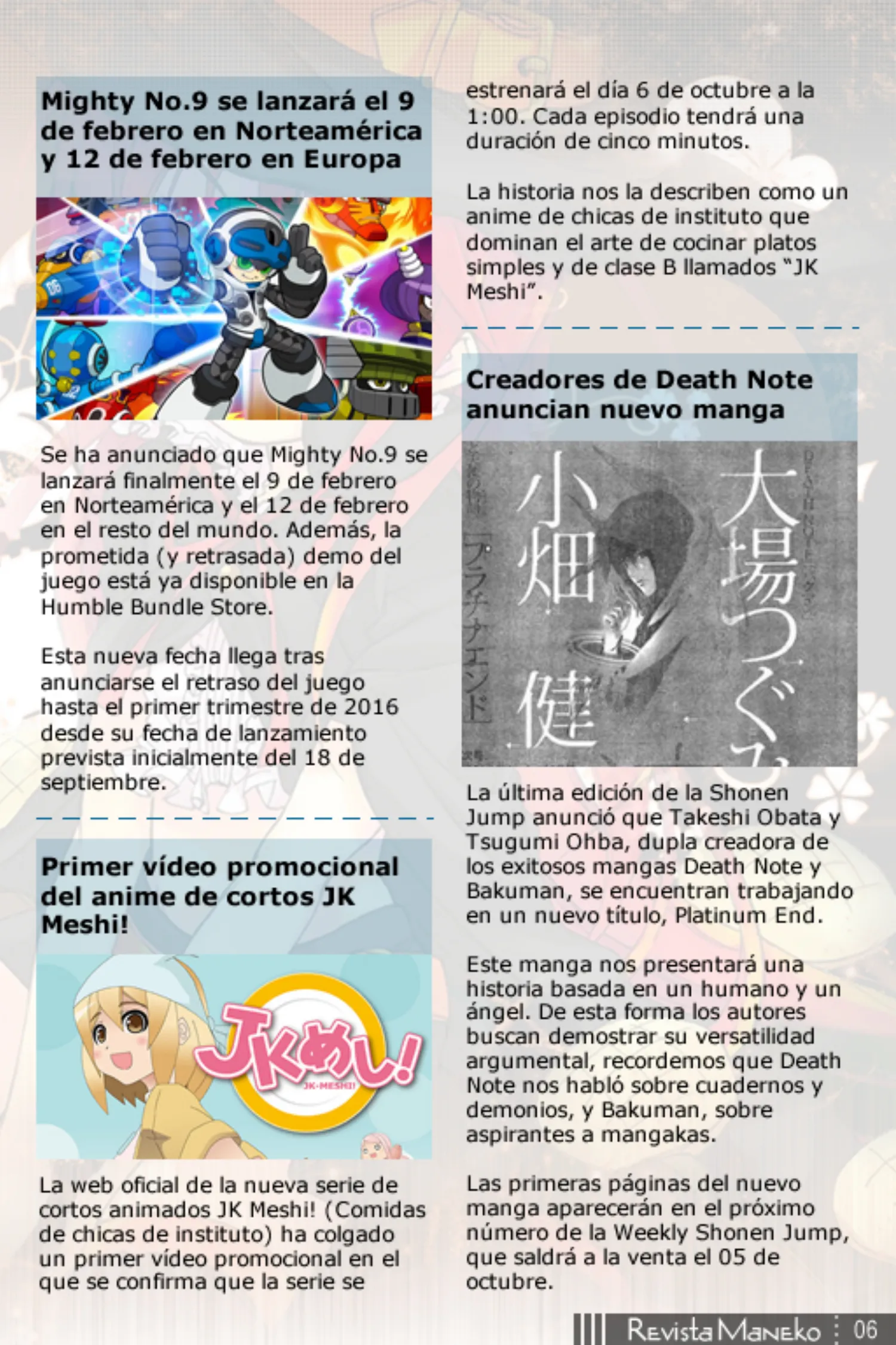Revista Maneko N°38 página 7