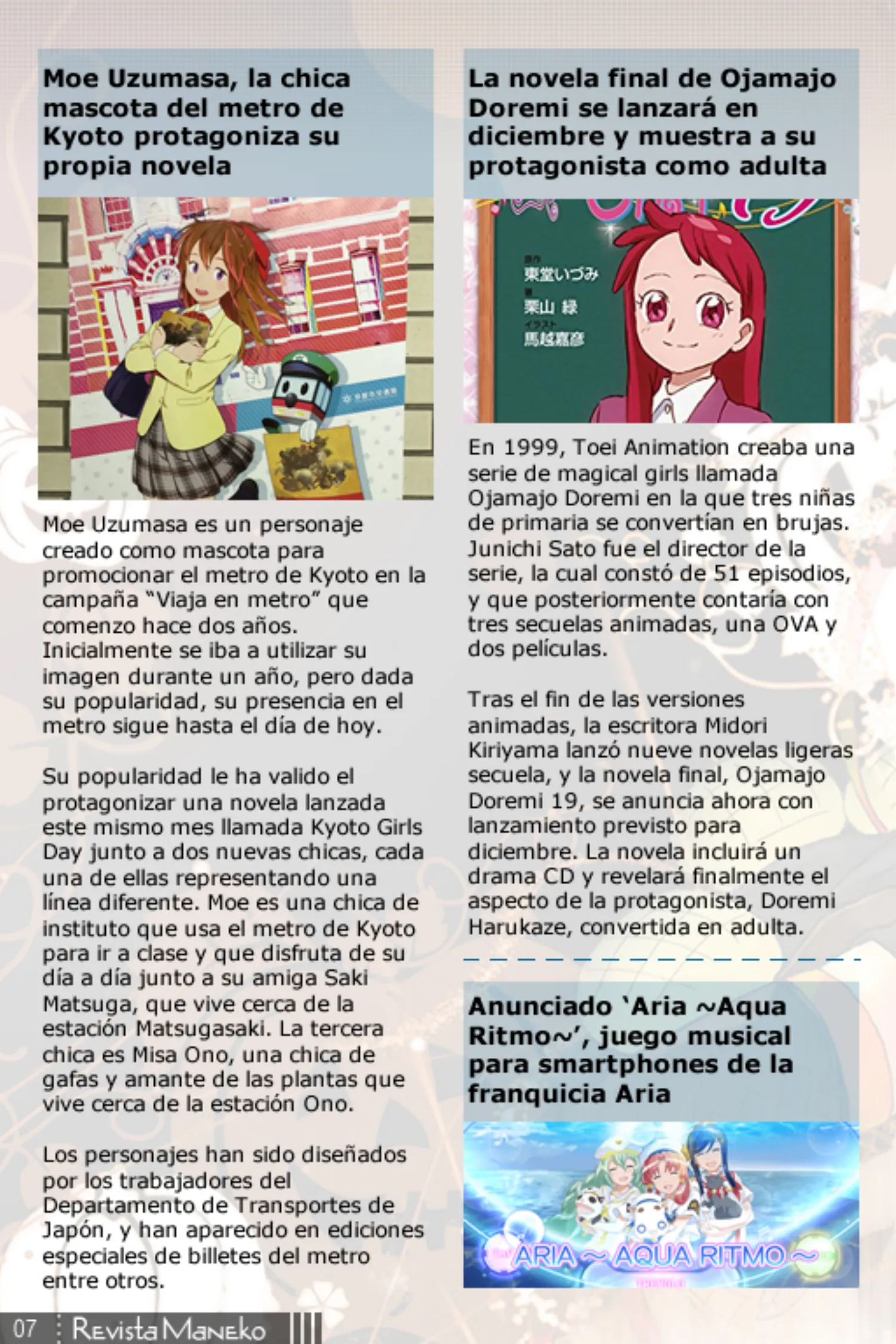 Revista Maneko N°38 página 8