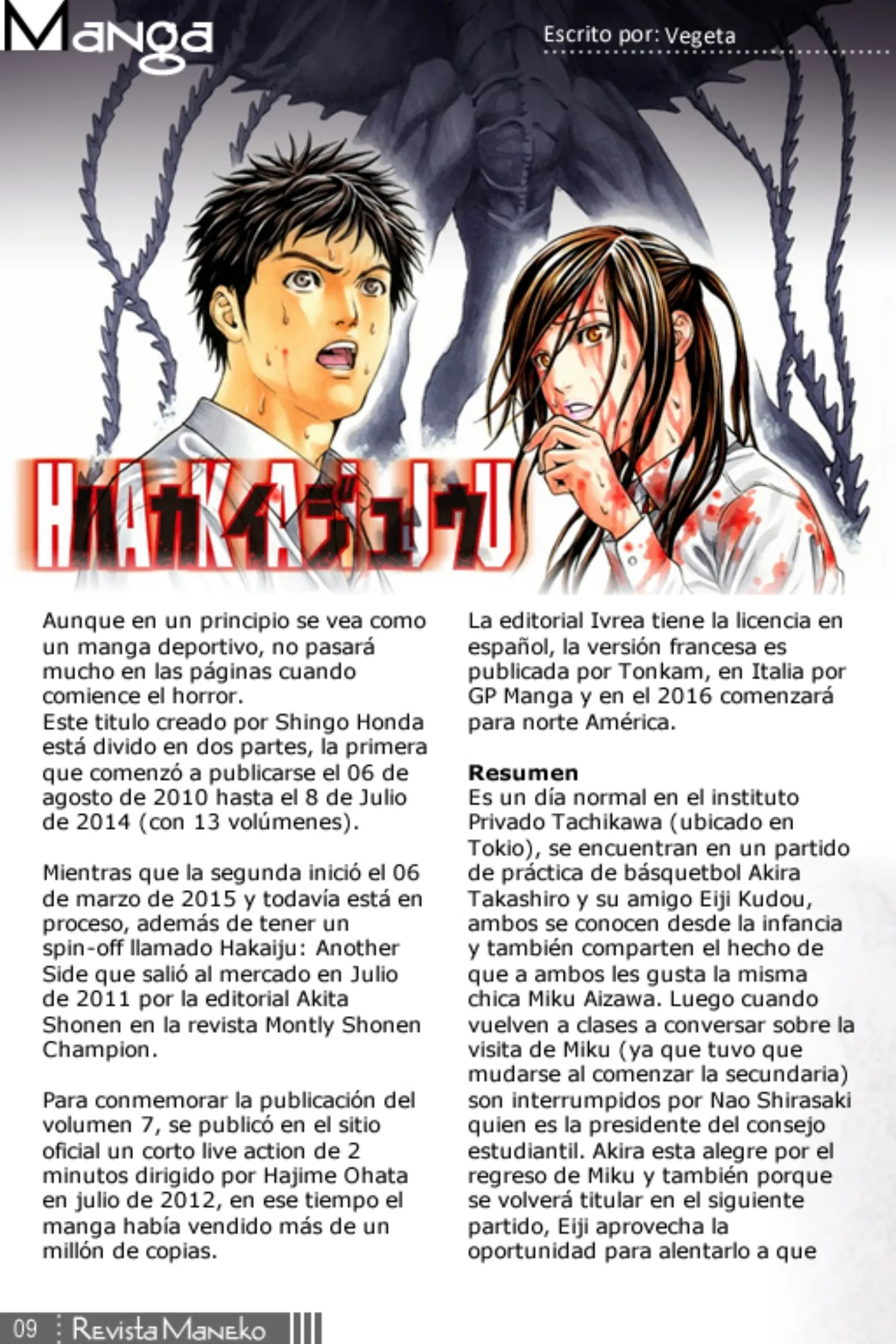 Revista Maneko N°38 página 10
