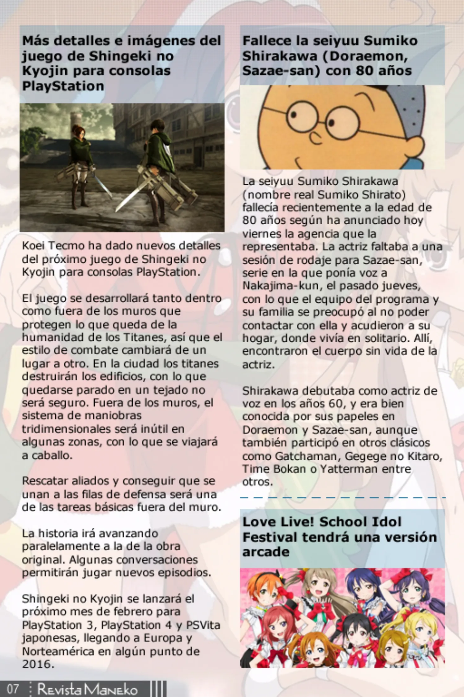 Revista Maneko N°39 página 8