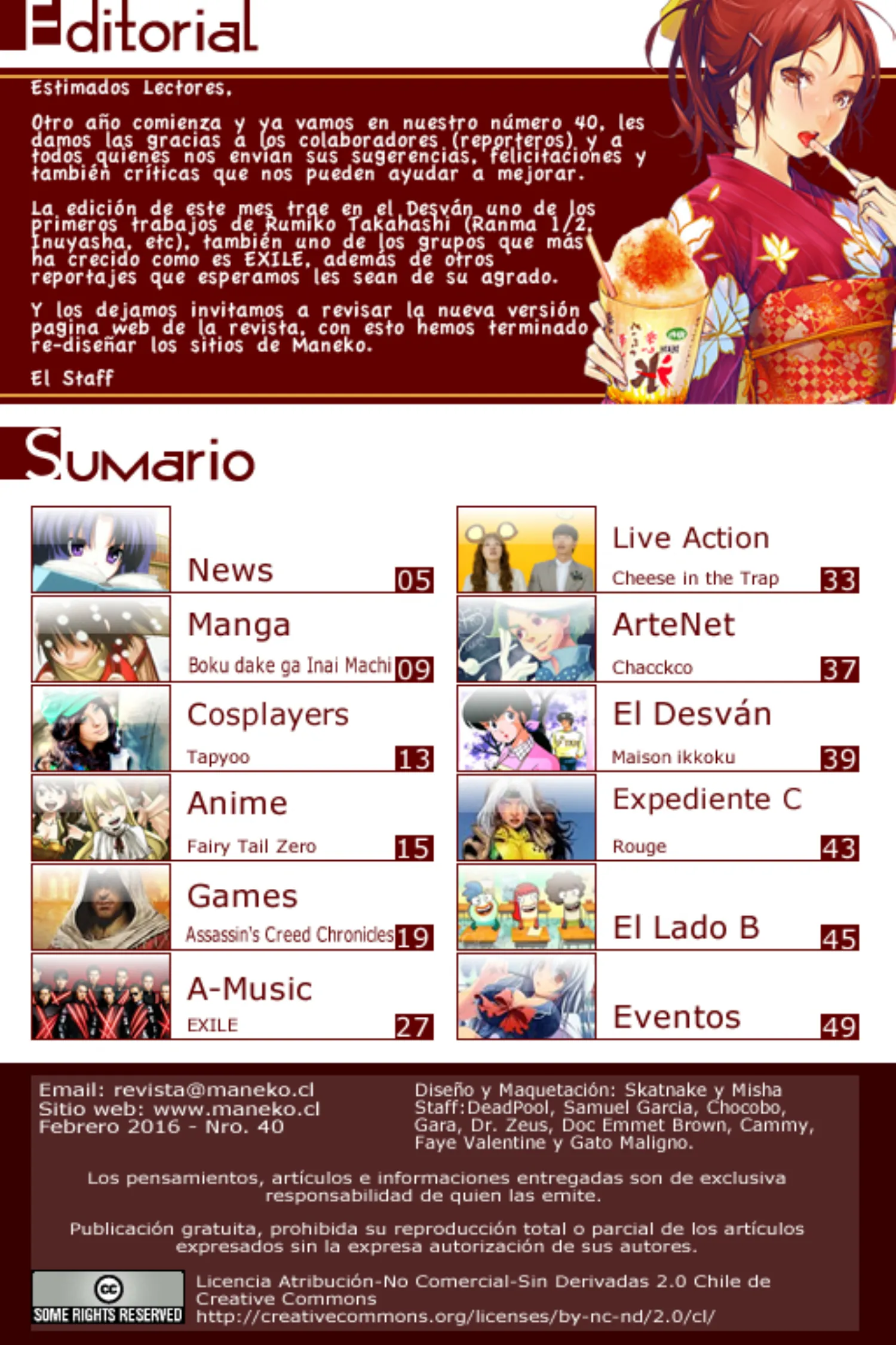 Revista Maneko N°40 página 4