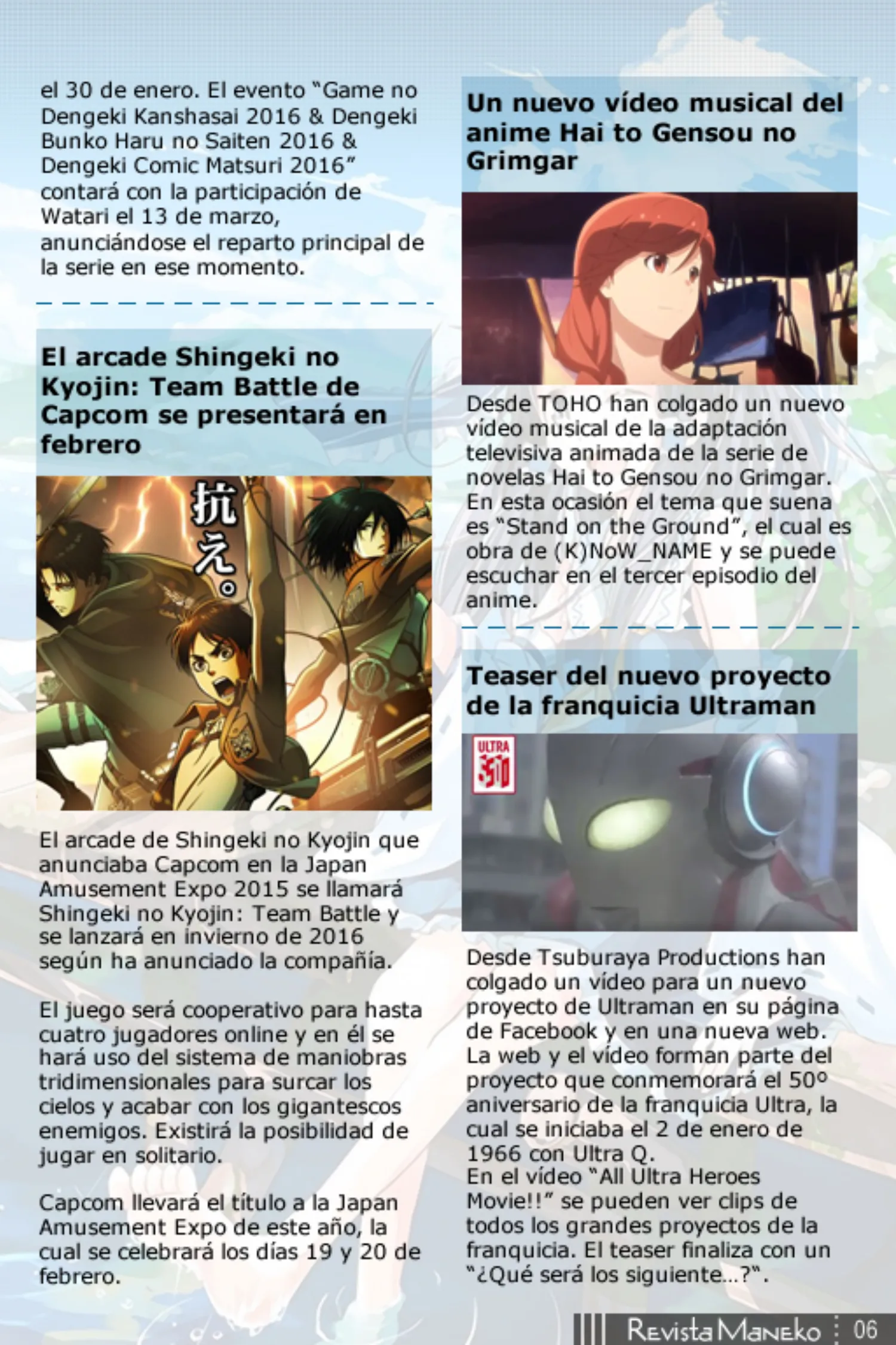 Revista Maneko N°40 página 7