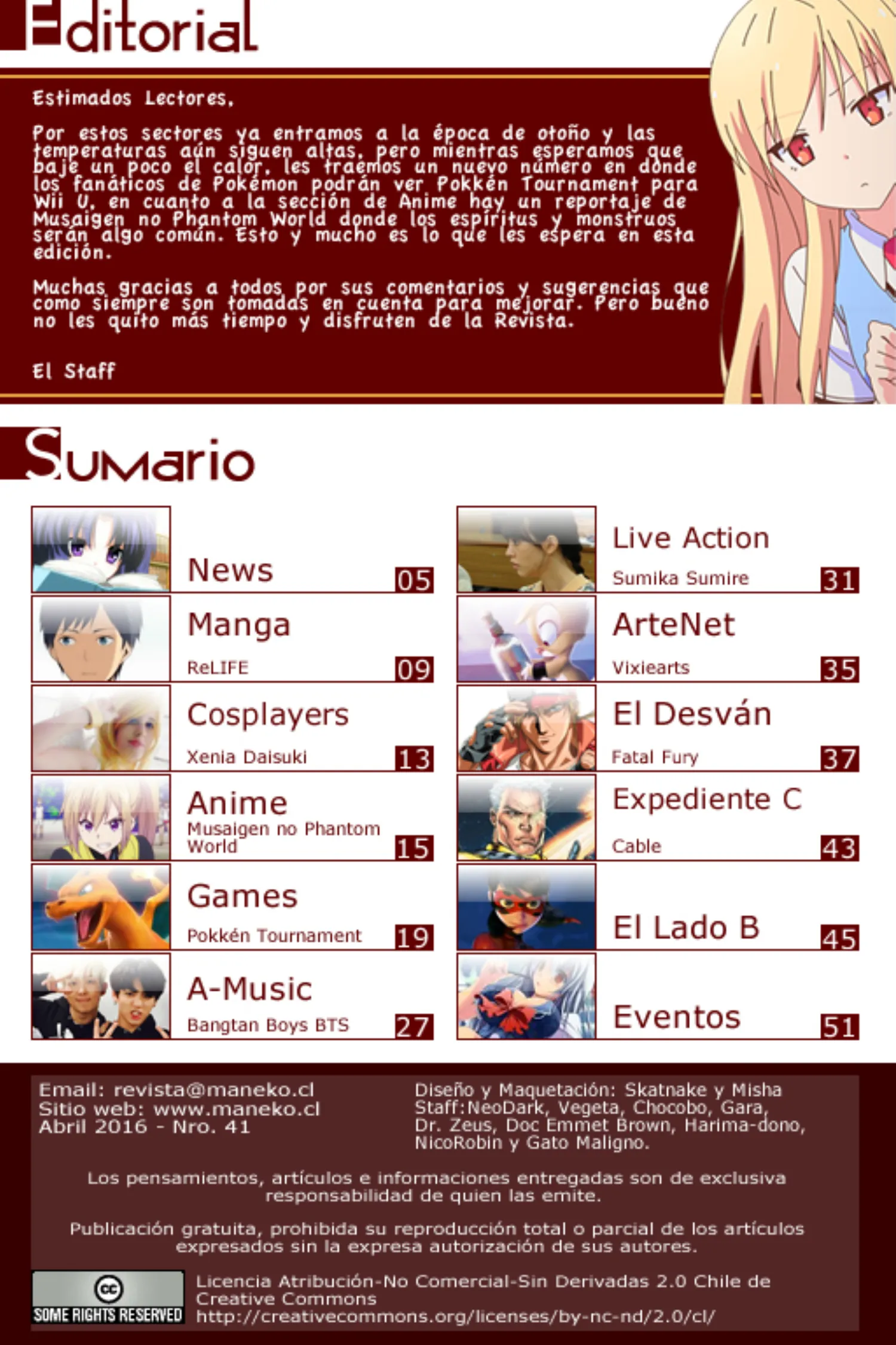 Revista Maneko N°41 página 4
