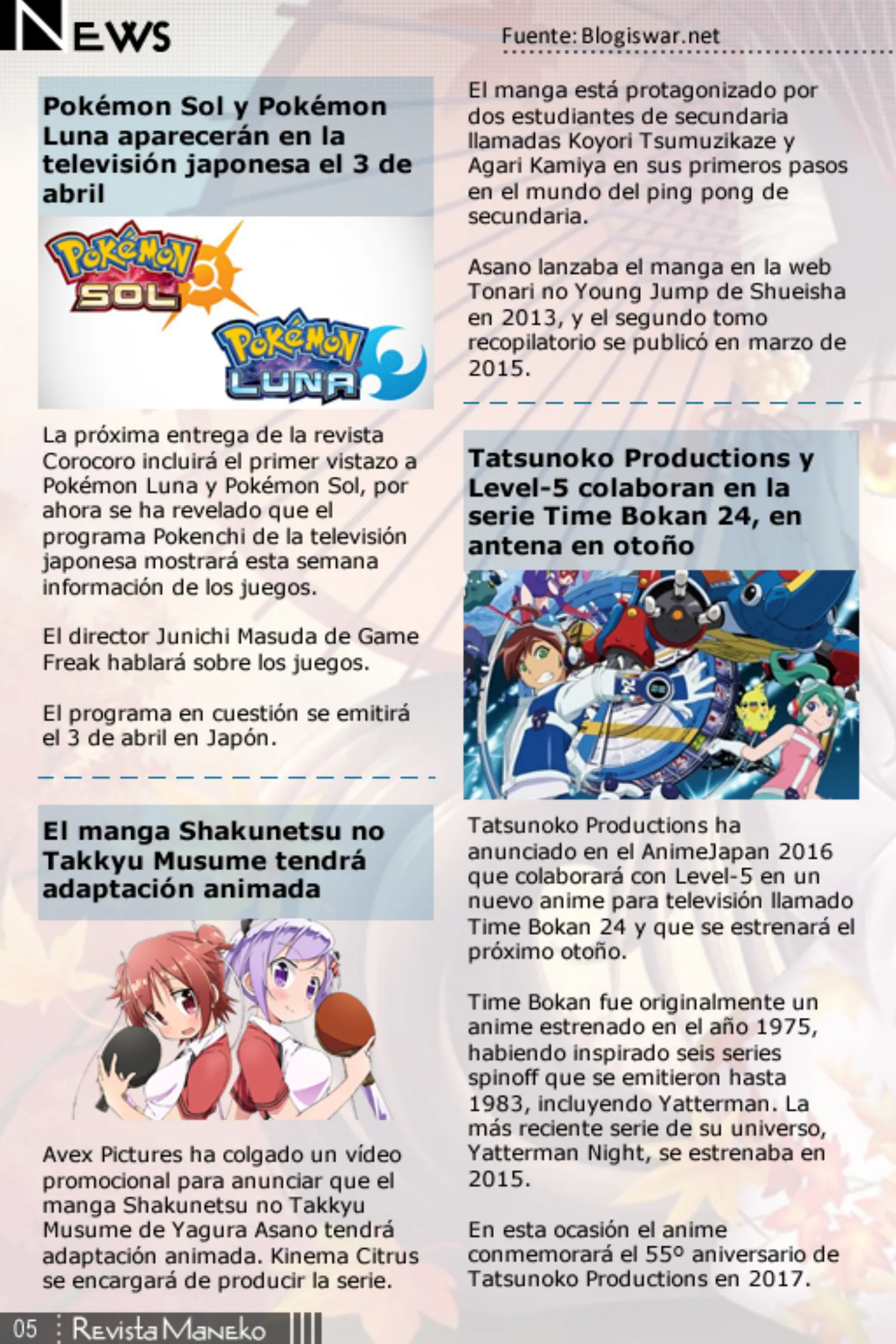 Revista Maneko N°41 página 6