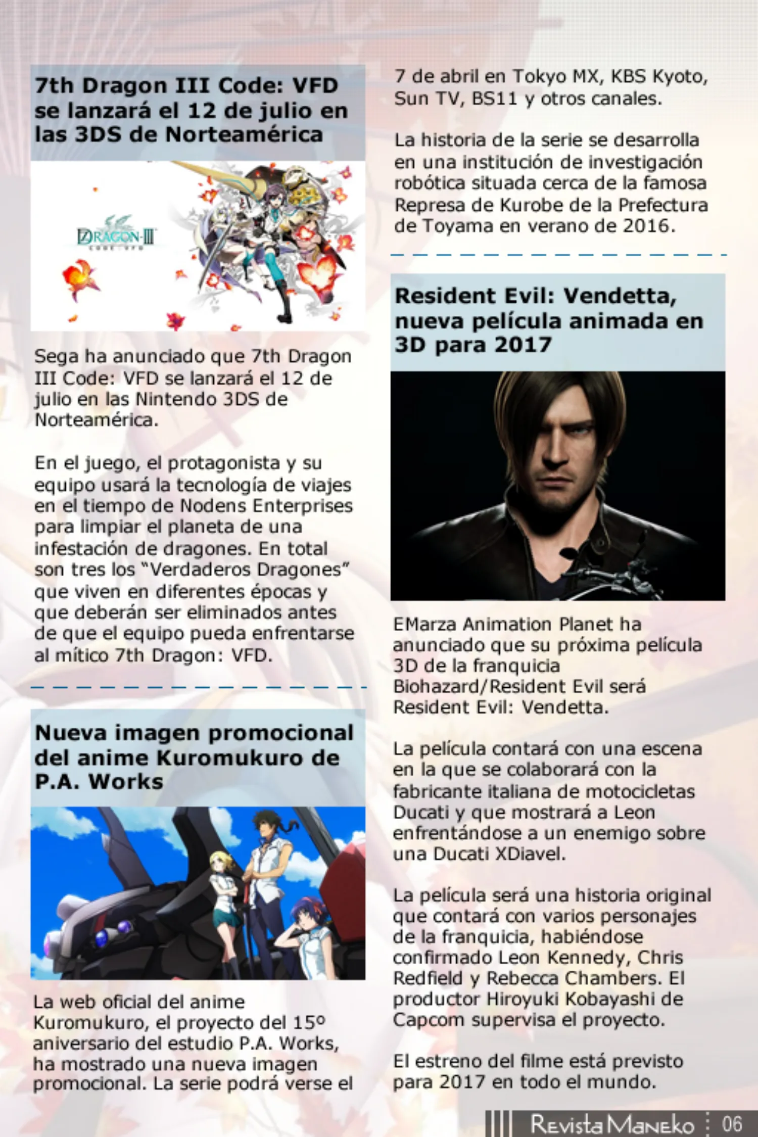 Revista Maneko N°41 página 7