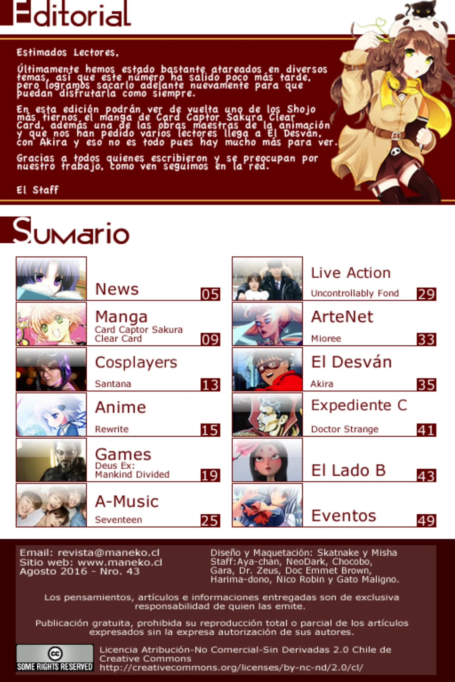 Revista Maneko N°43 página 4