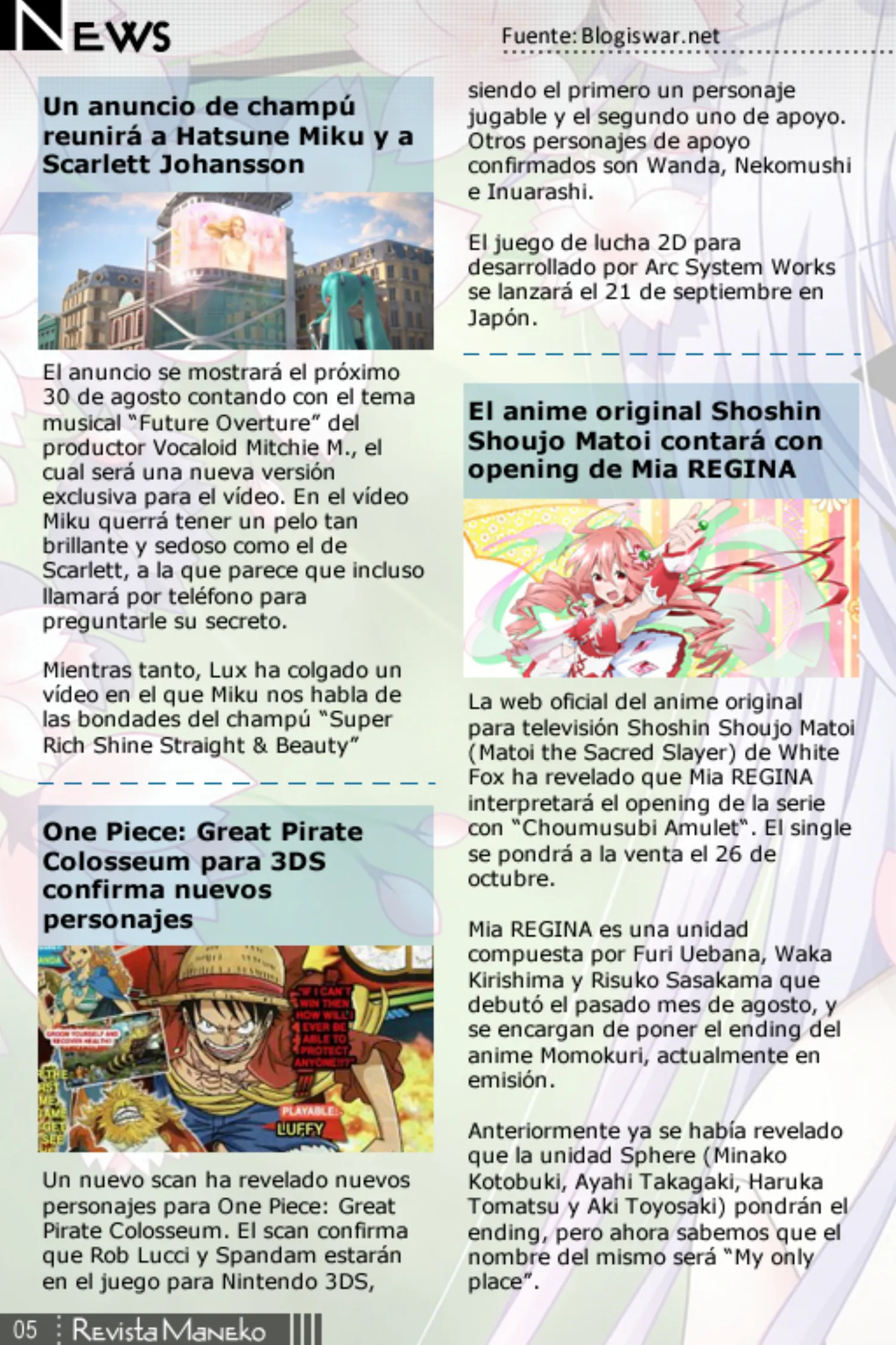 Revista Maneko N°43 página 6