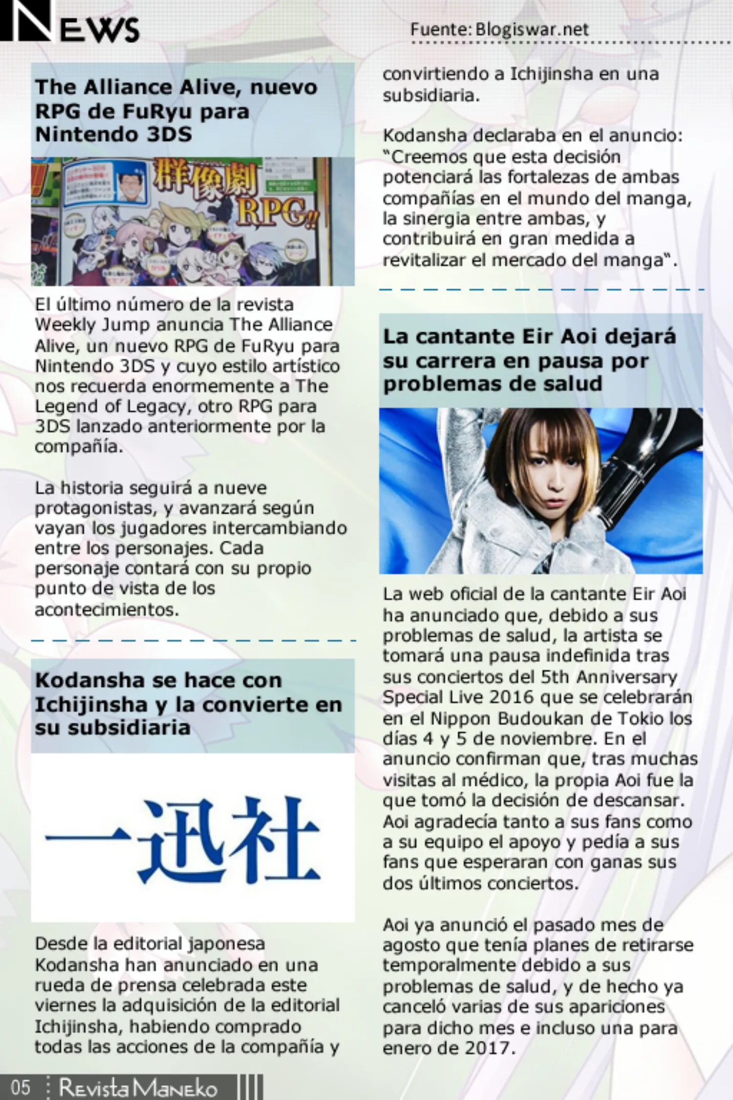 Revista Maneko N°44 página 6