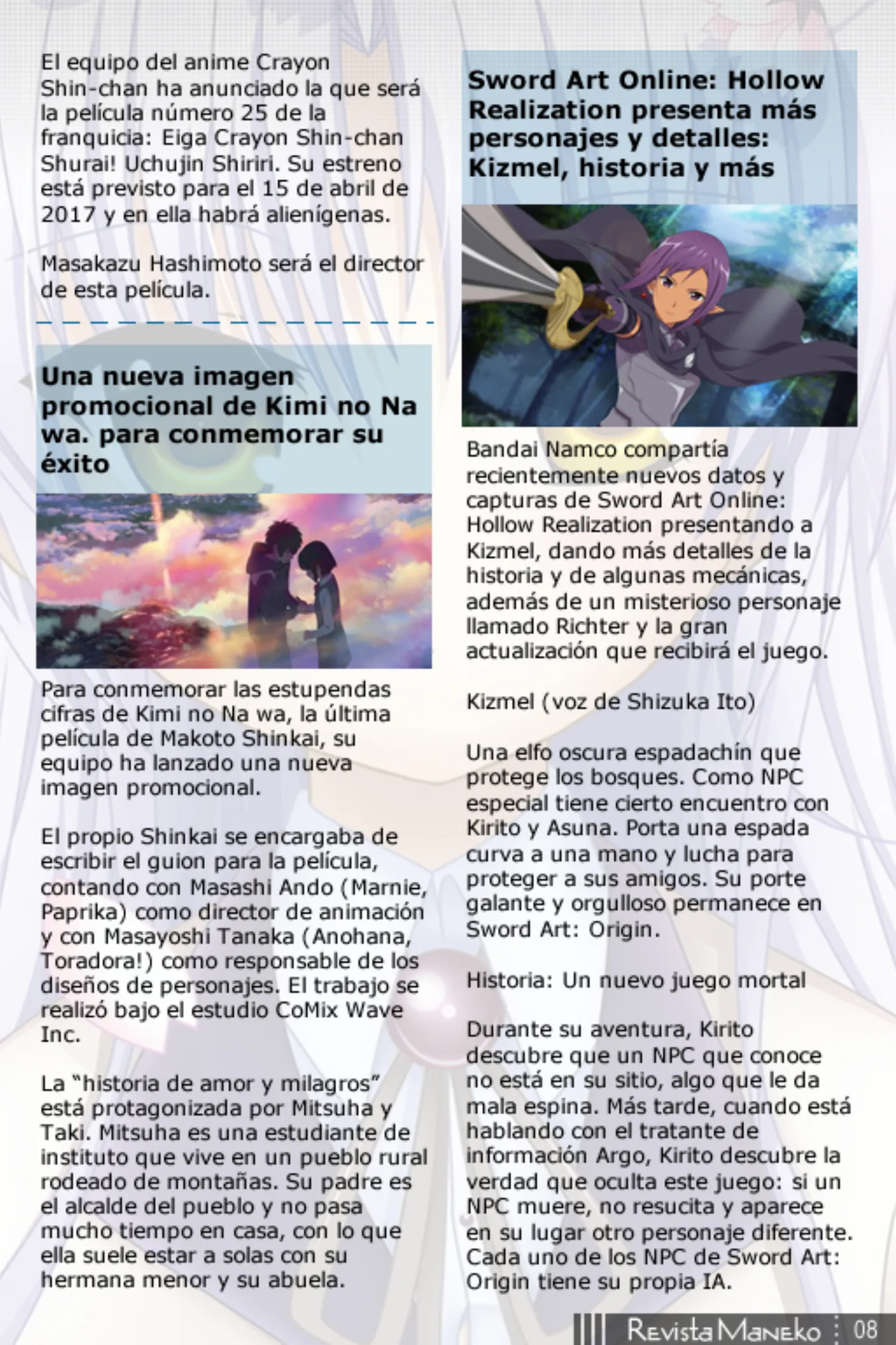 Revista Maneko N°44 página 9