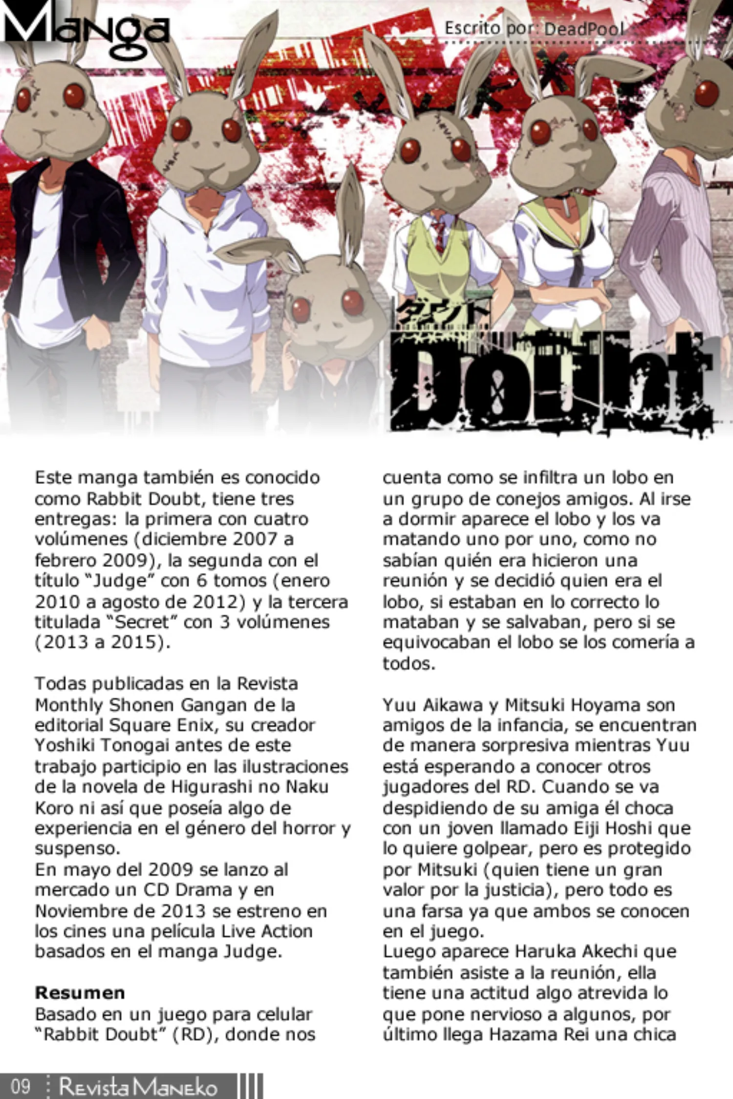 Revista Maneko N°44 página 10