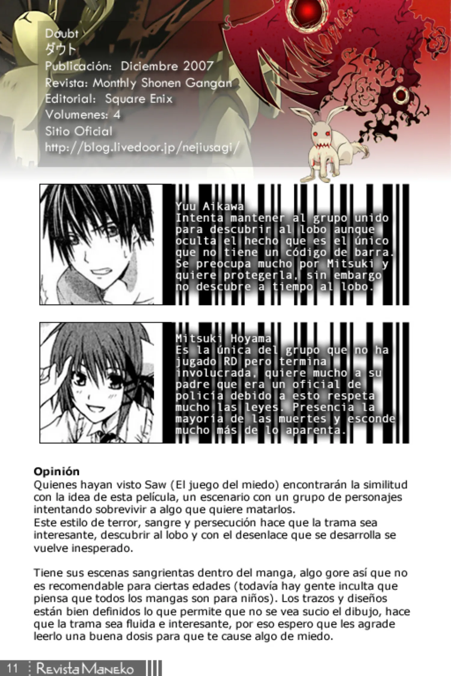 Revista Maneko N°44 página 12