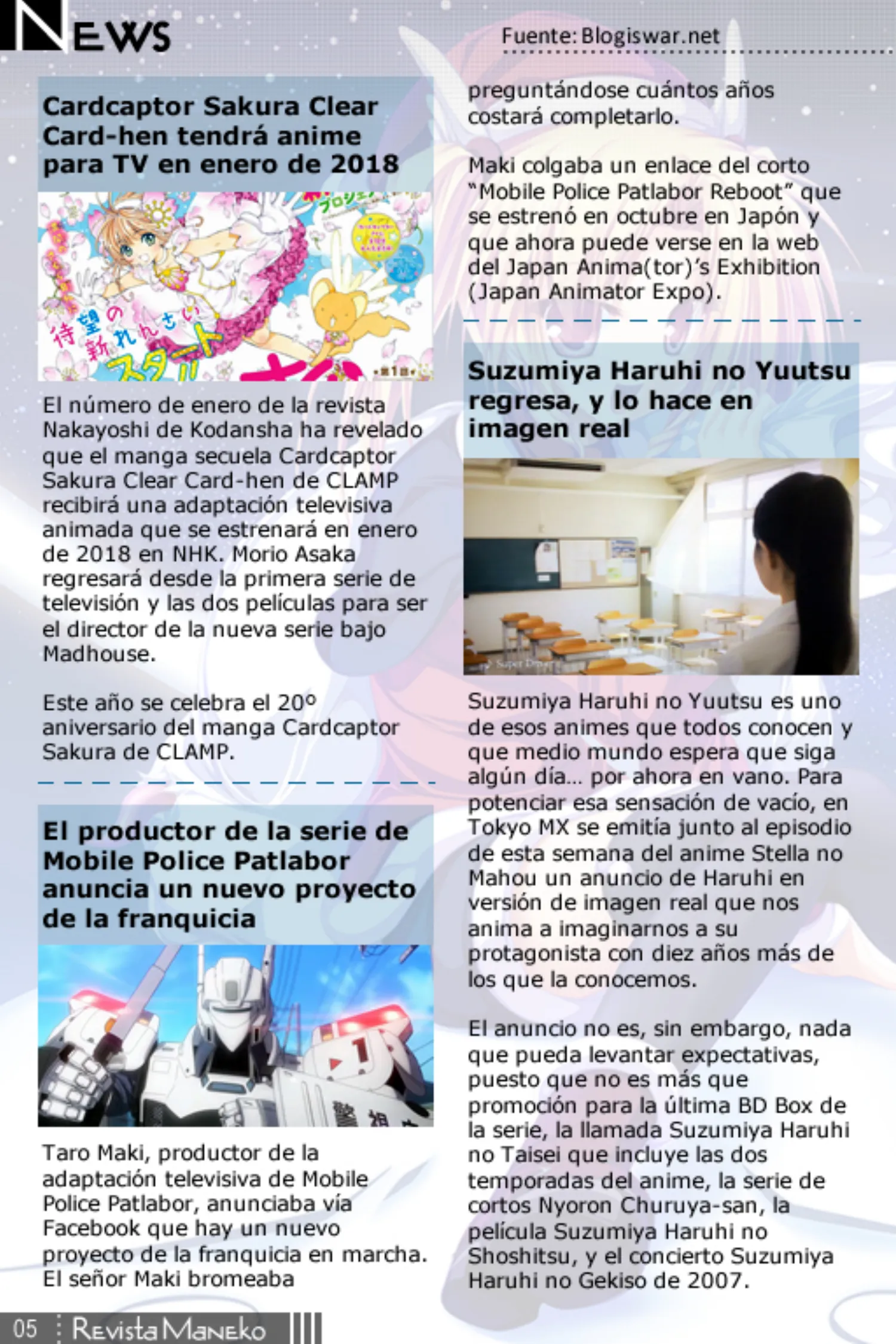 Revista Maneko N°45 página 6
