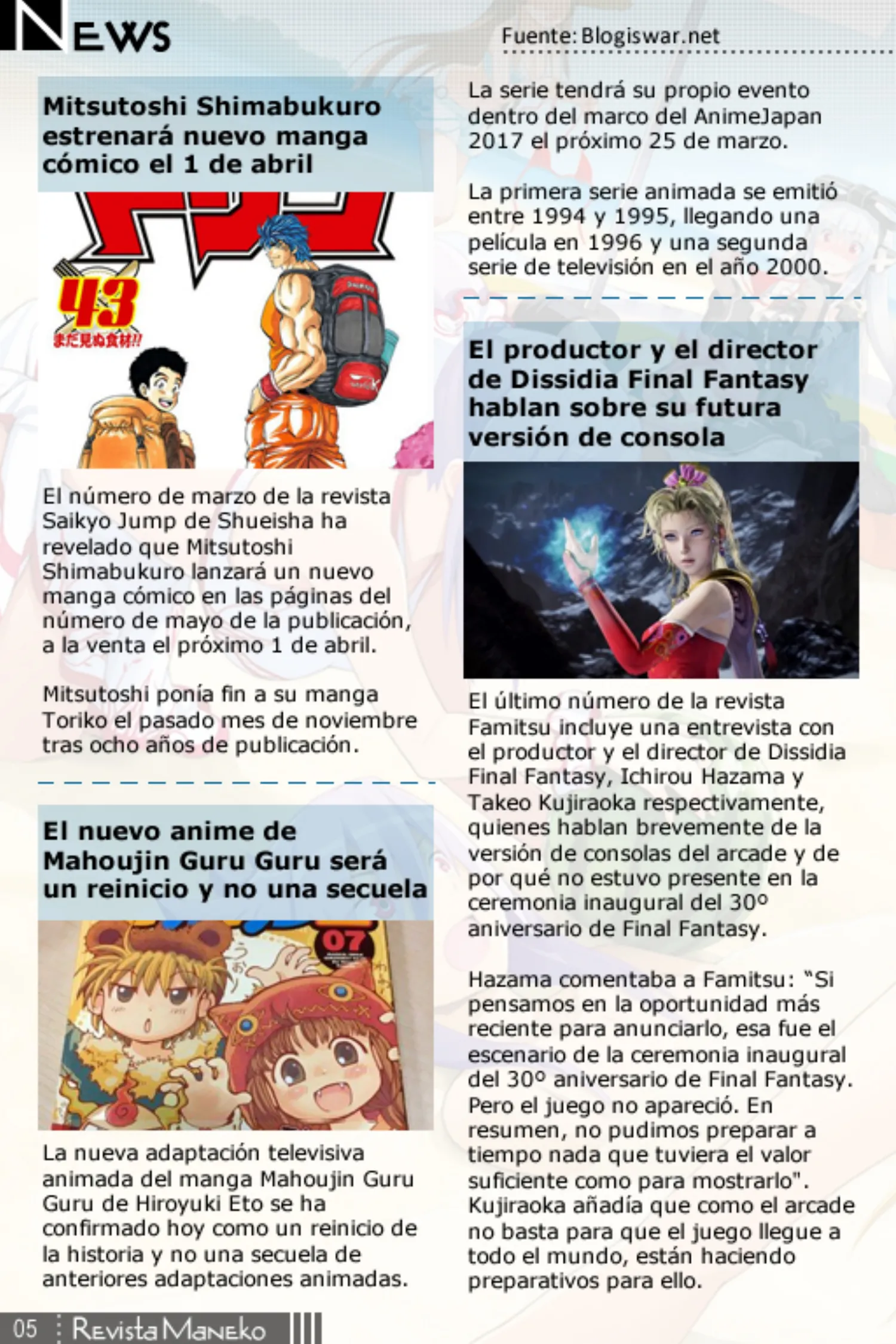 Revista Maneko N°46 página 6