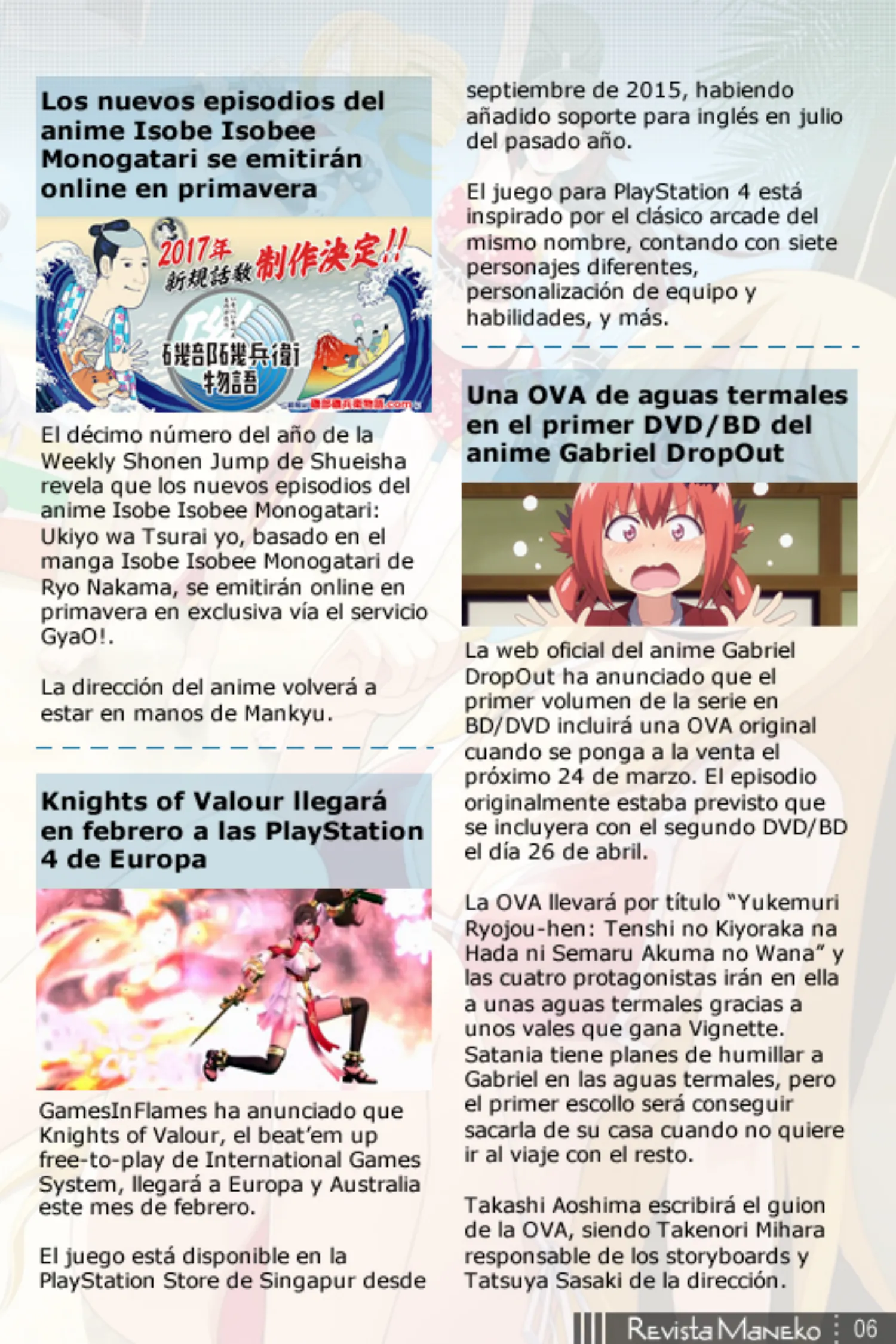Revista Maneko N°46 página 7