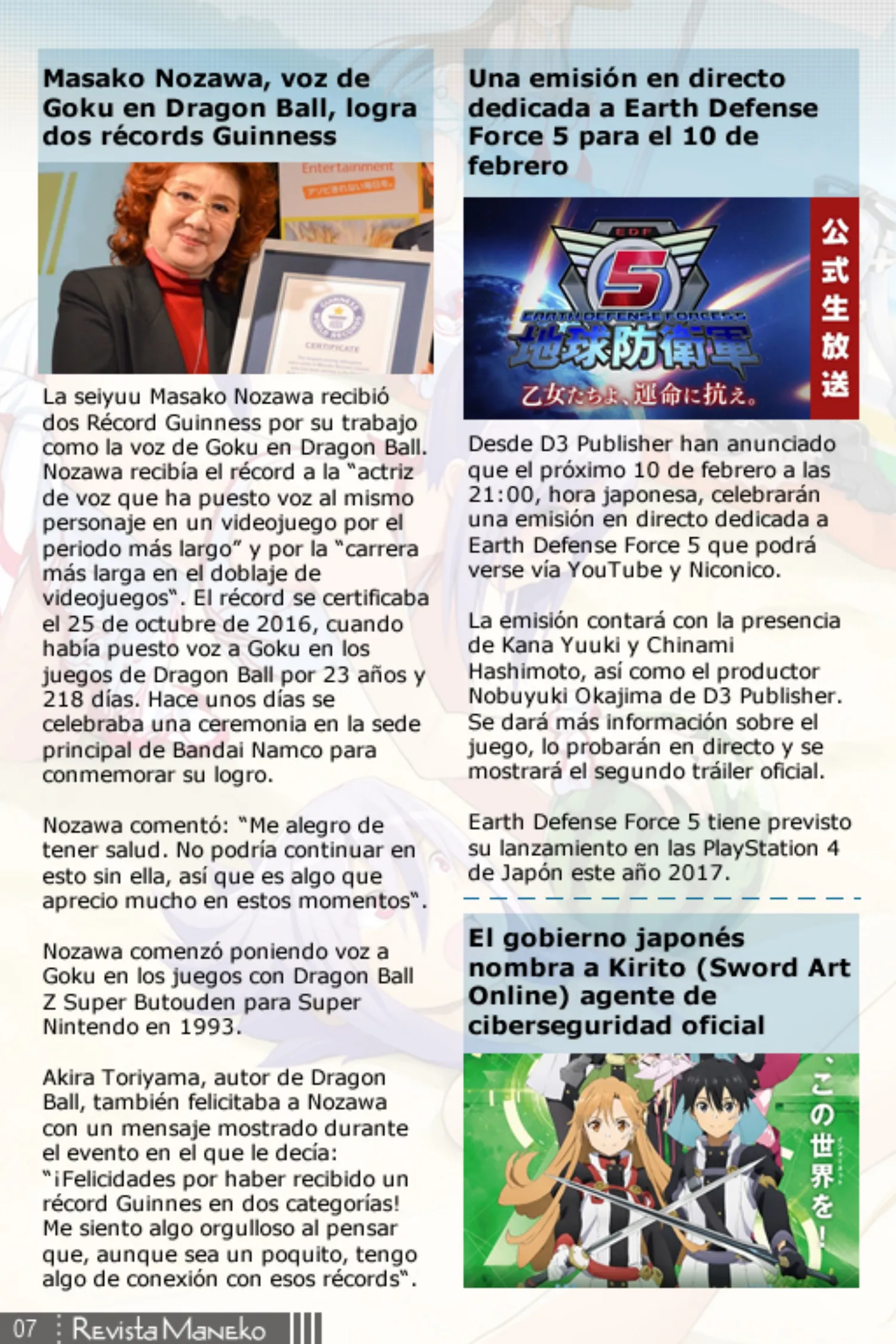 Revista Maneko N°46 página 8