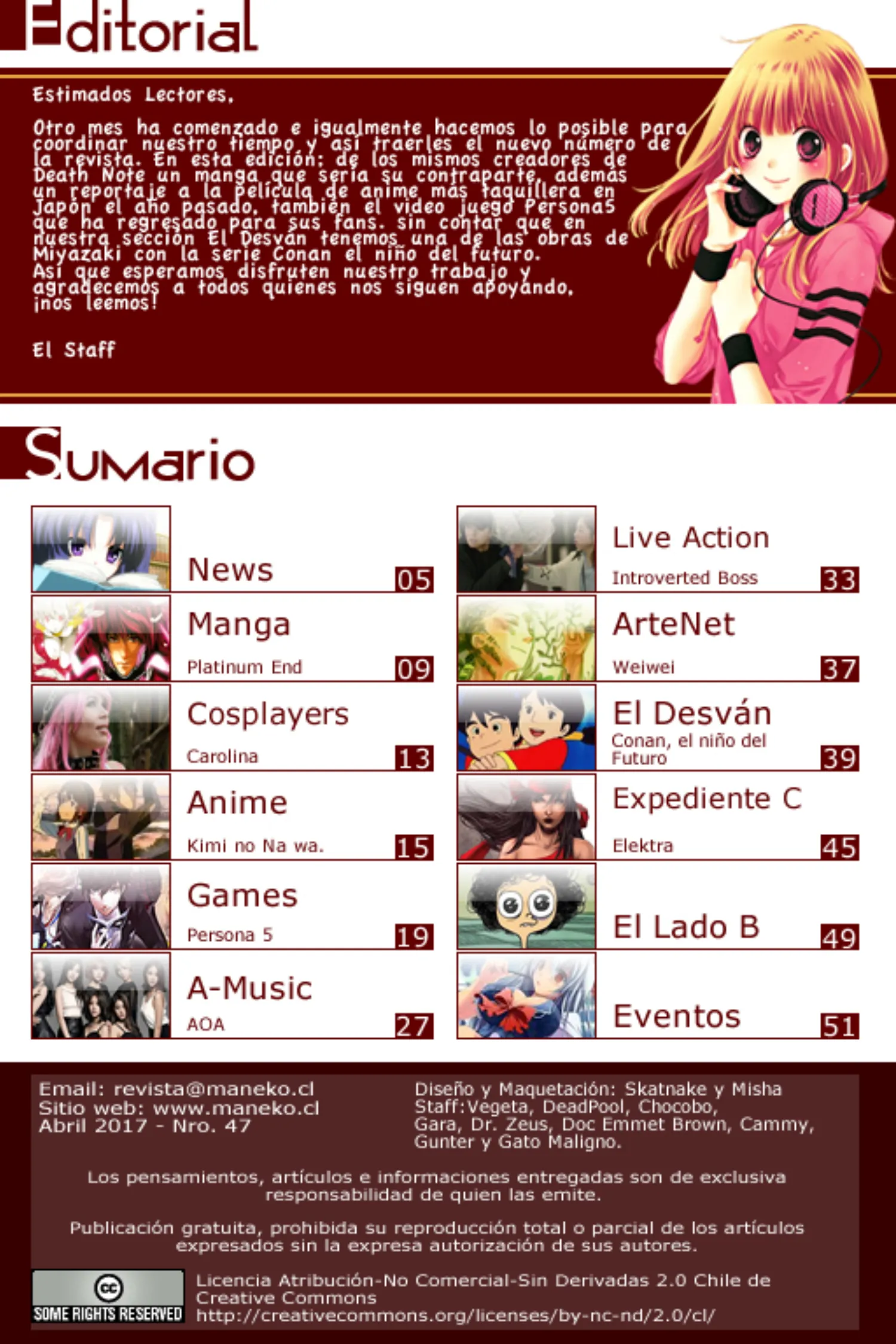 Revista Maneko N°47 página 4
