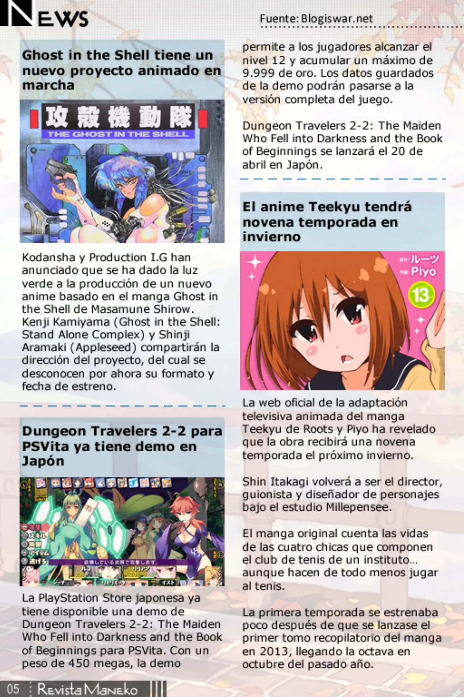 Revista Maneko N°47 página 6